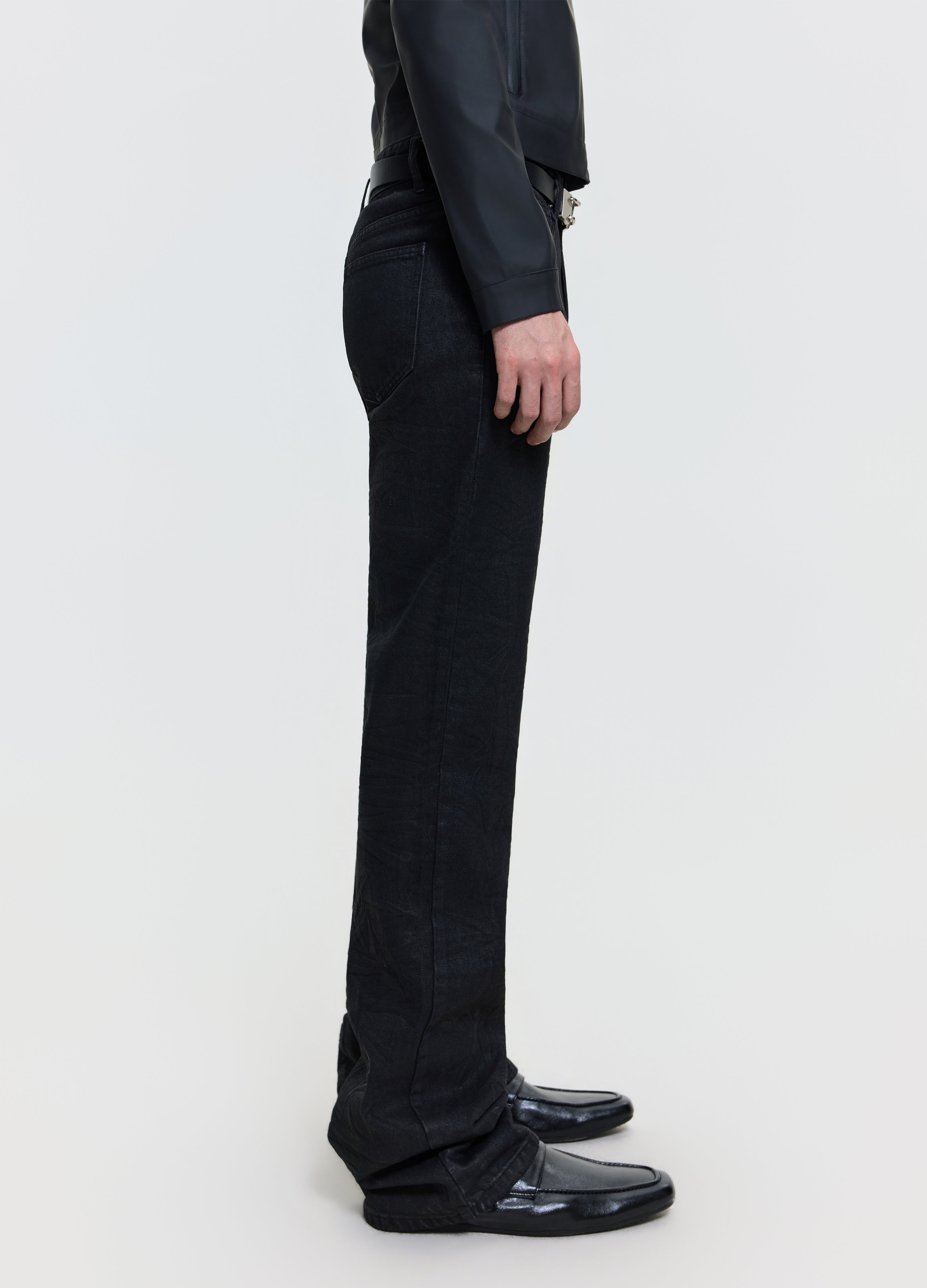 26FW 3D WHISKER WAXED DENIM