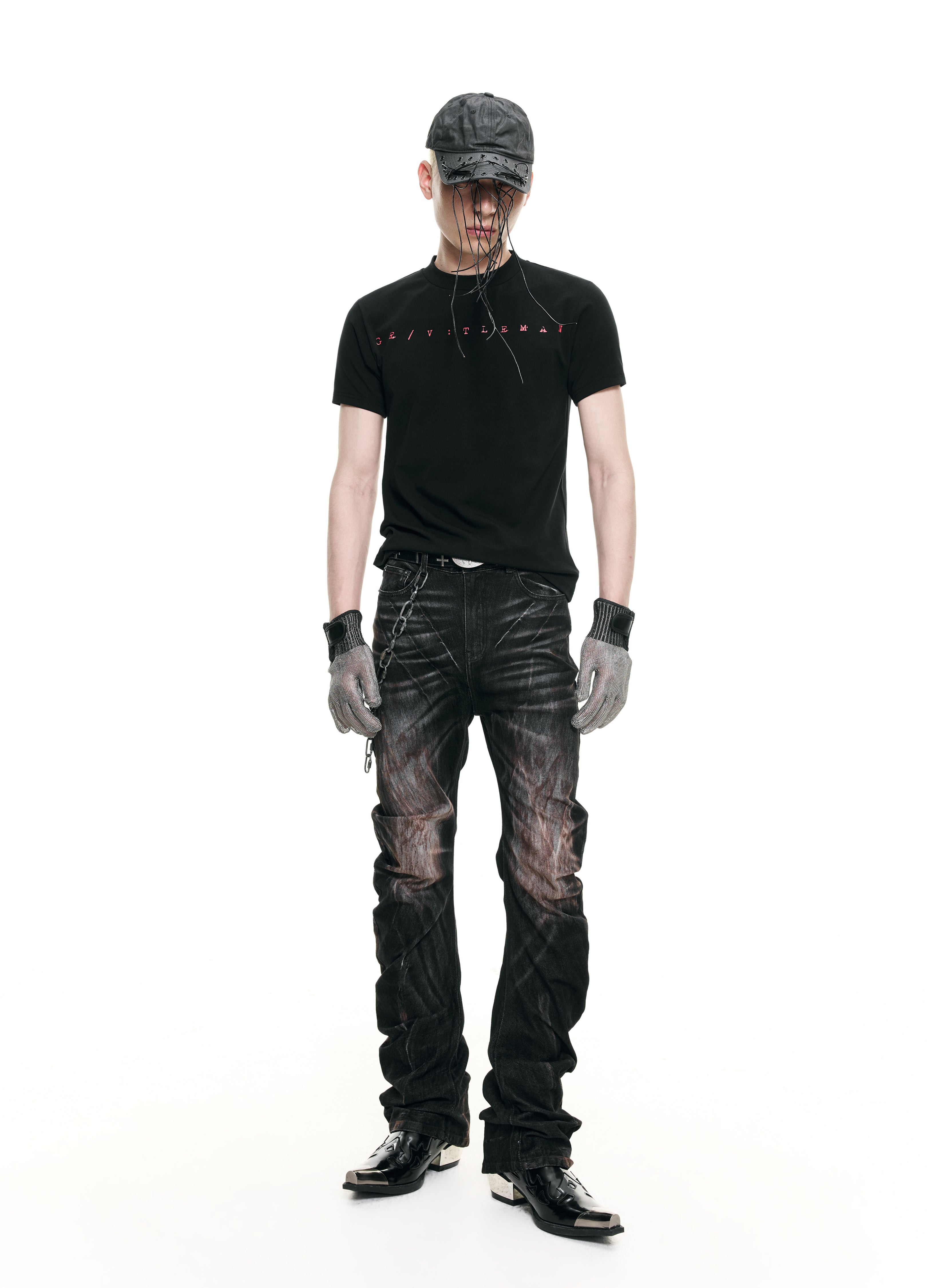 26SS GE FITTED LOGO TEE