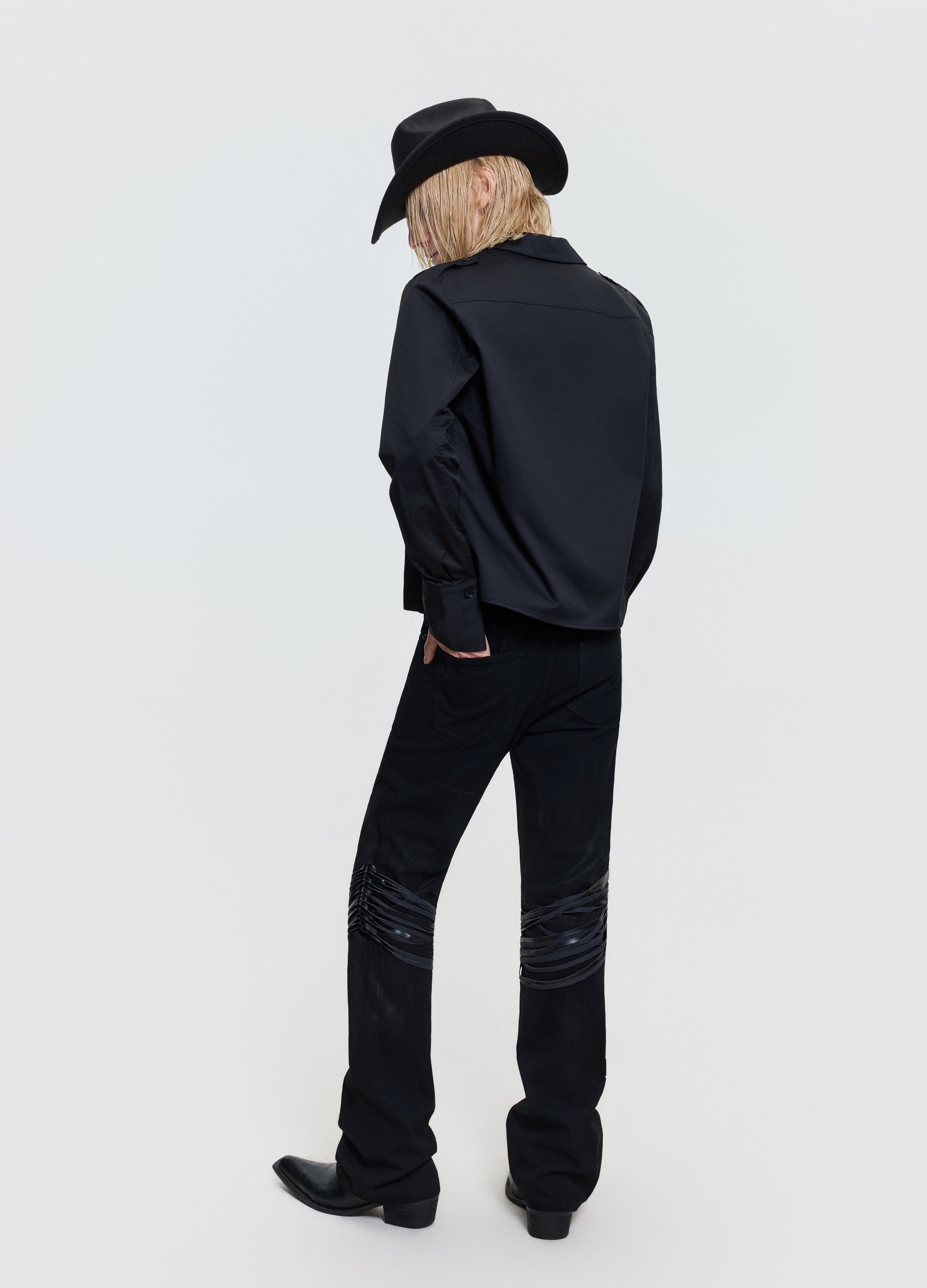 26FW STUDDED WESTERN SHIRT