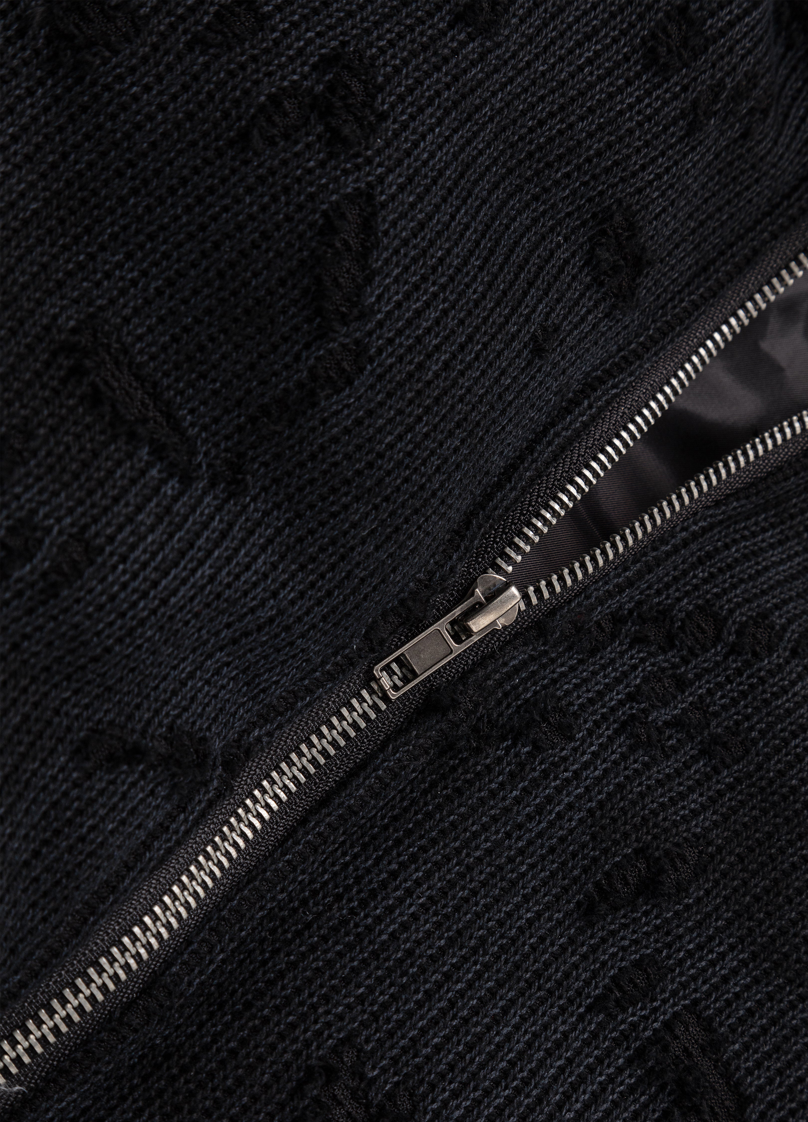 25FW DISTRESSED TEXTURE PUFFER