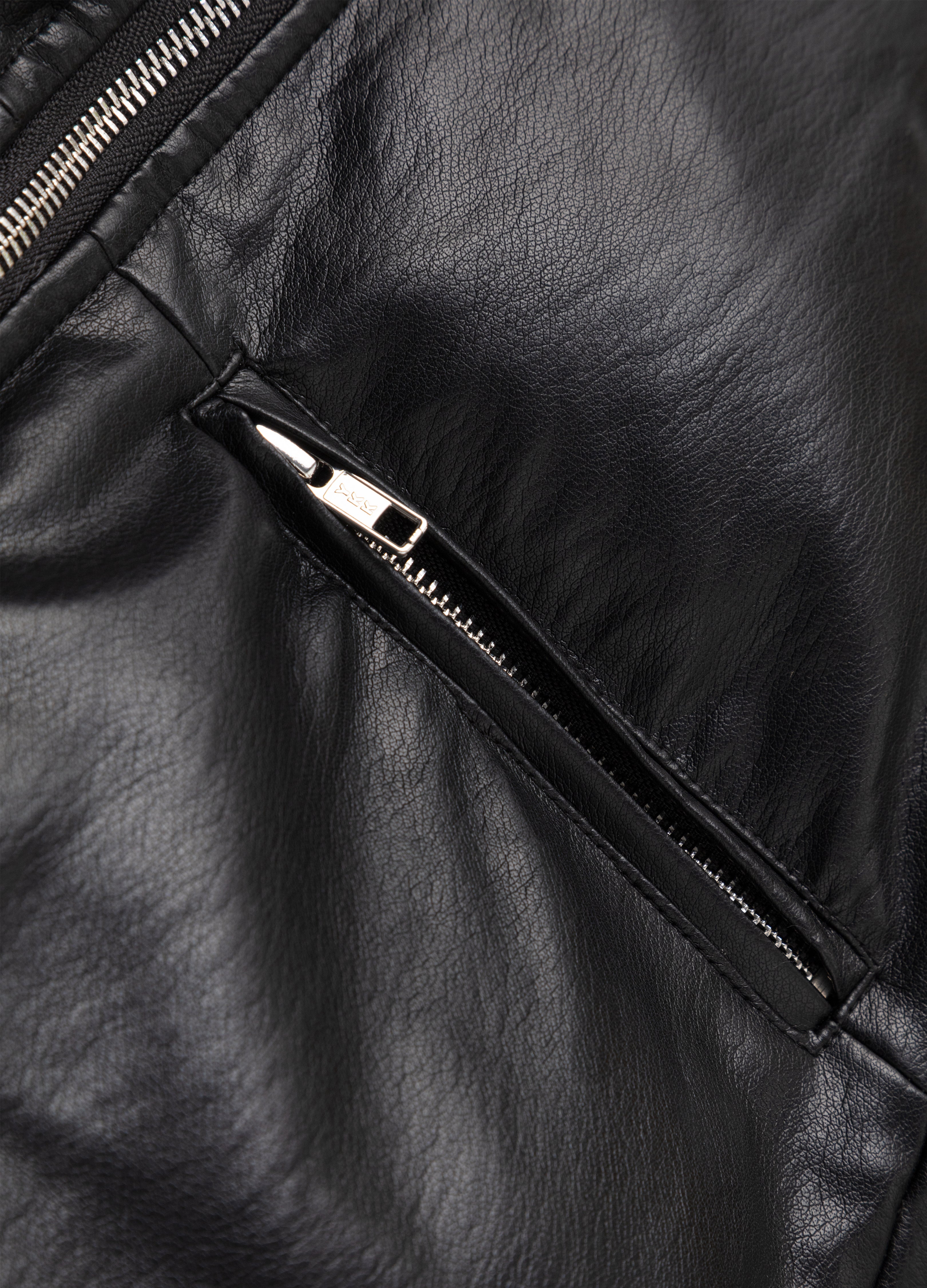 25FW LEATHER PUFFER BOMBER