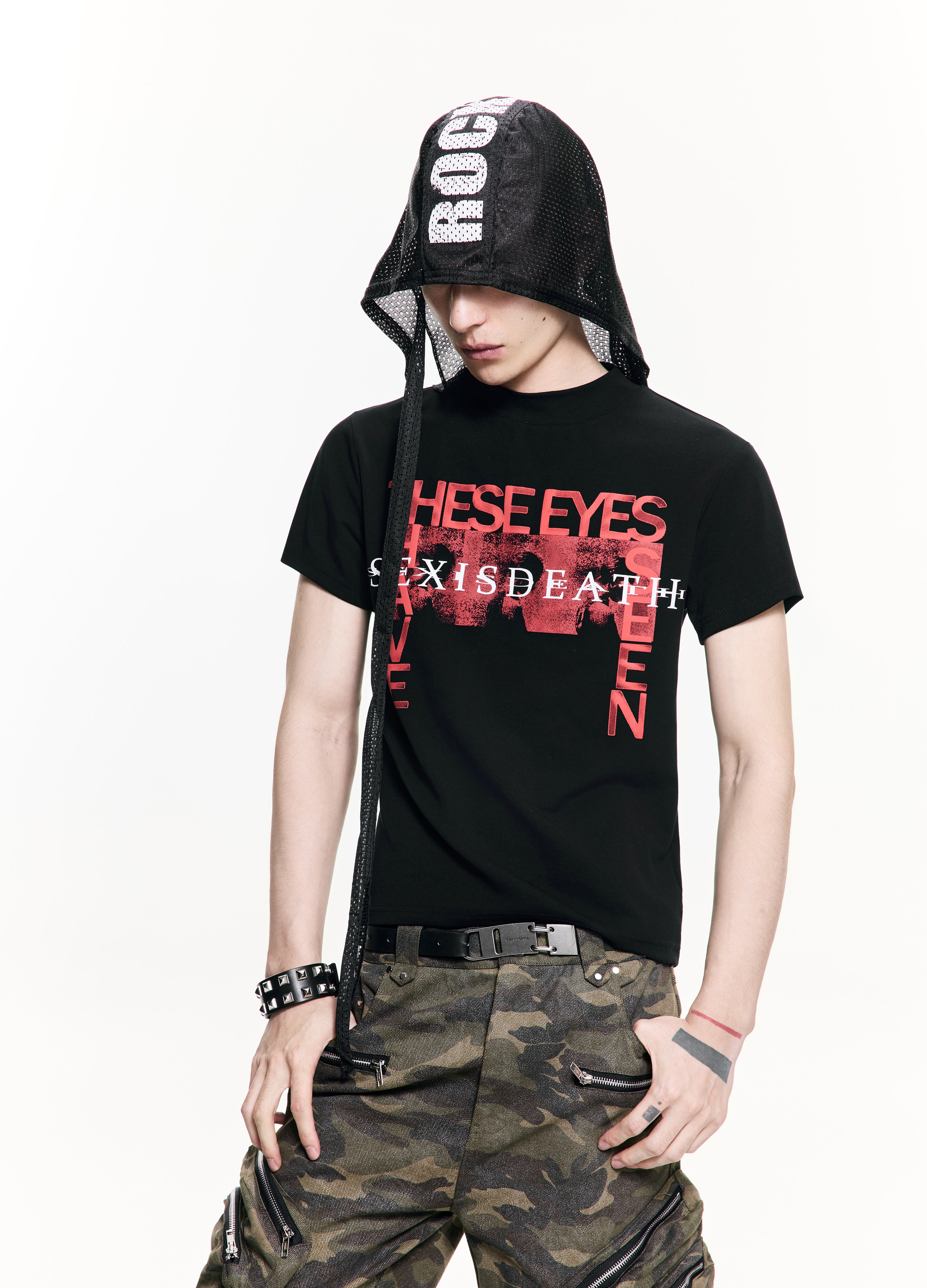 26SS LONELY EYE LOGO TEE