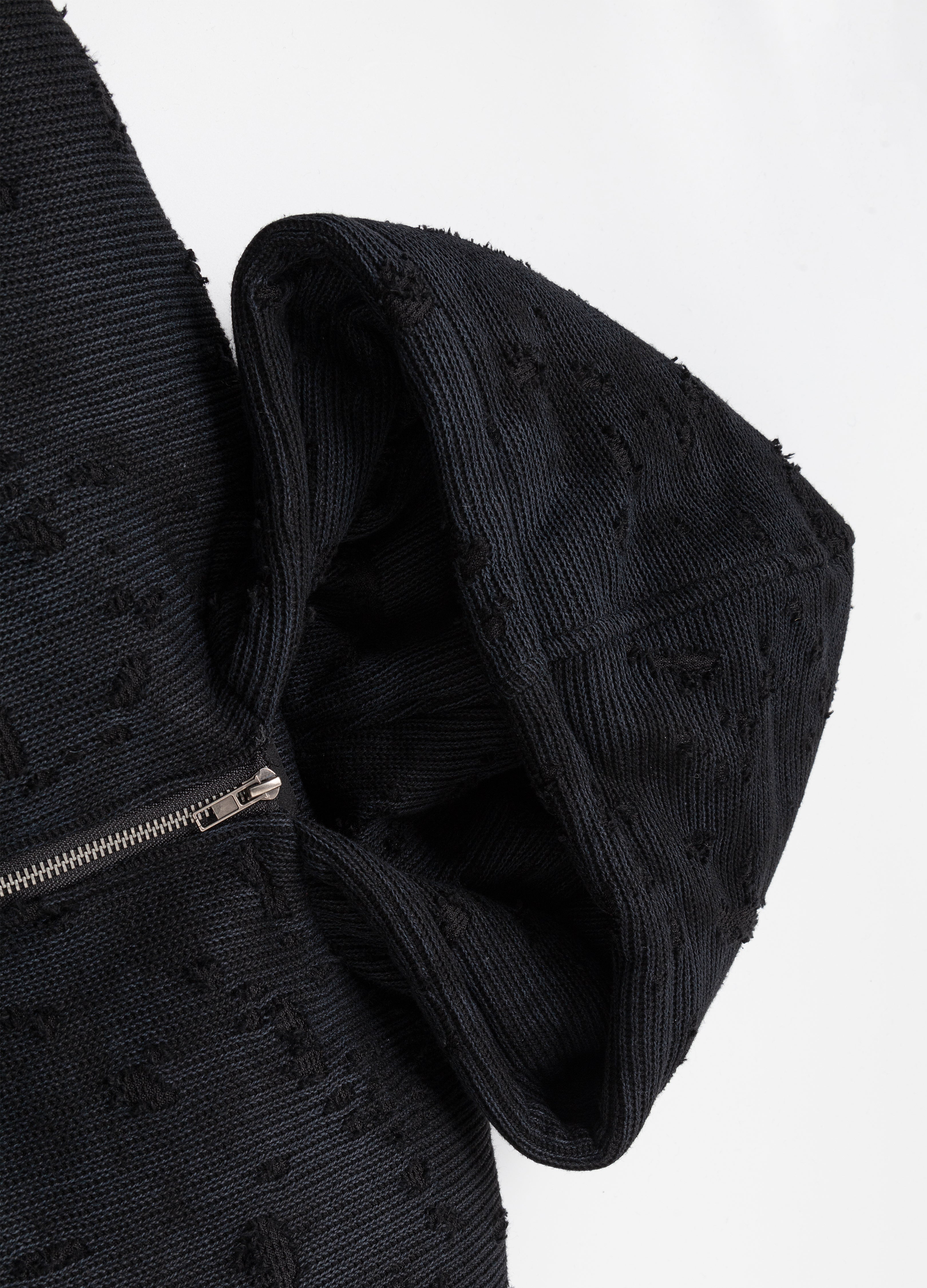 25FW DISTRESSED TEXTURE PUFFER