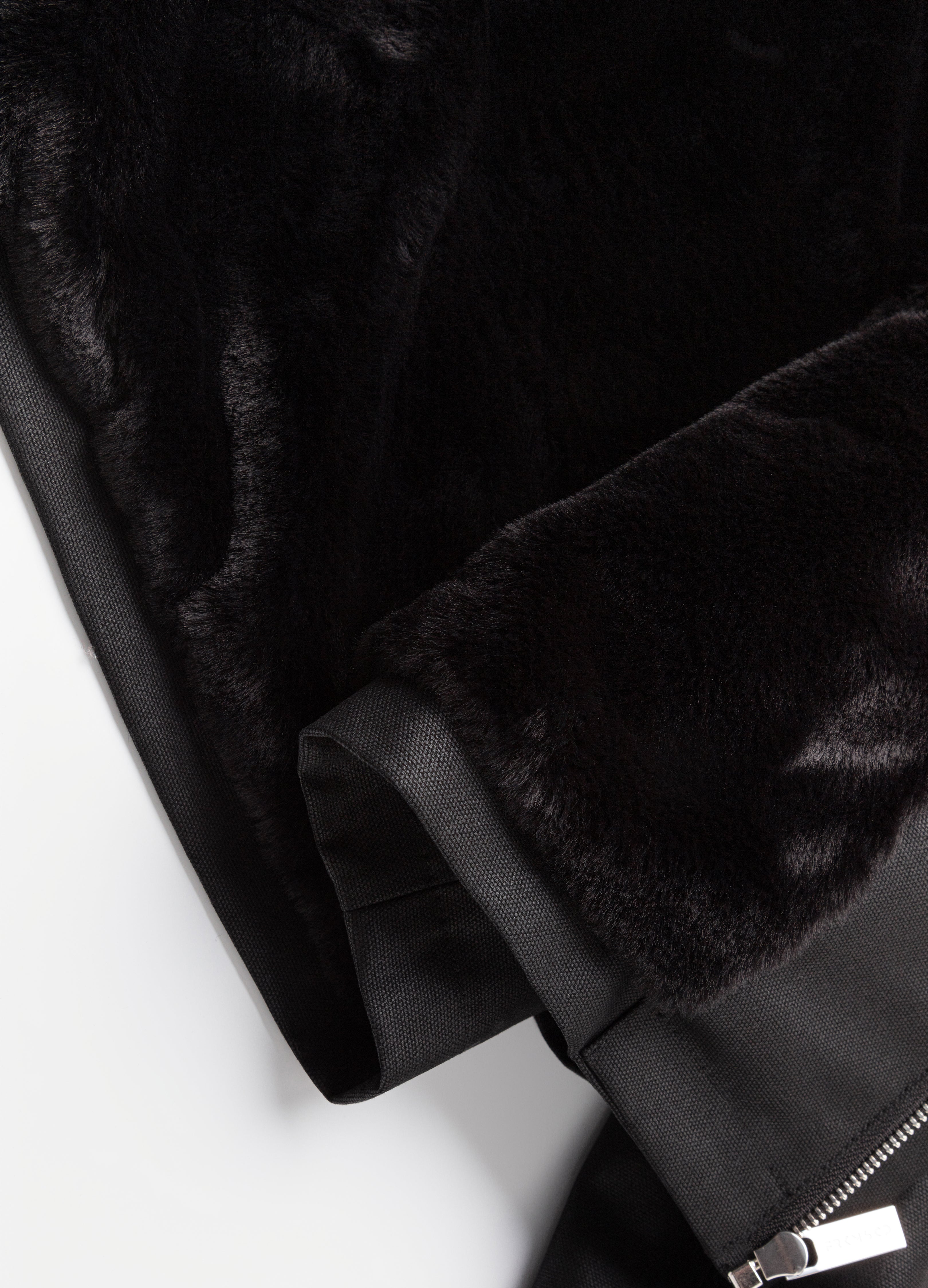 25FW TIE-WAIST FUR PARKA