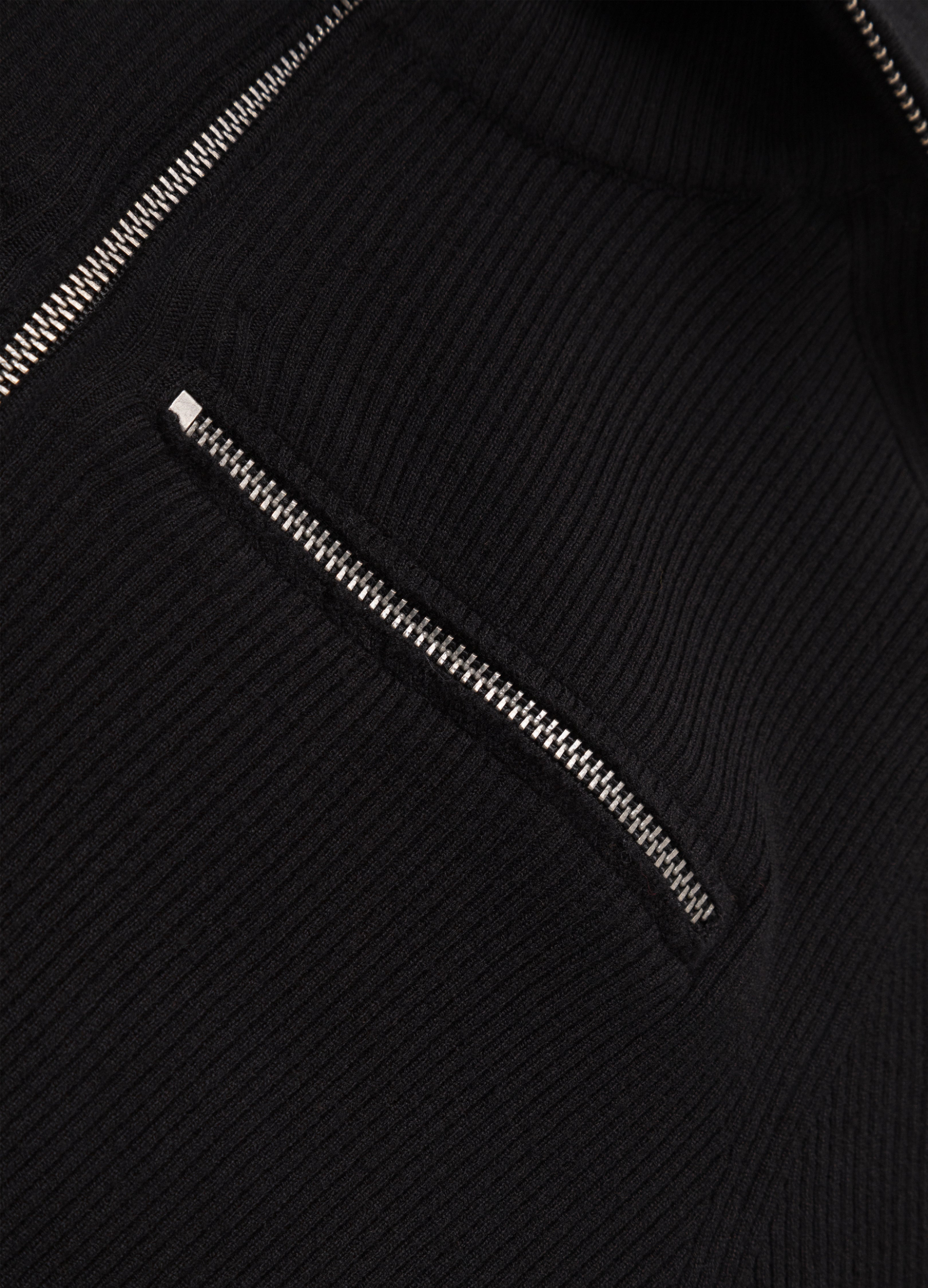 25FW DUAL-ZIP HIGH NECK KNIT