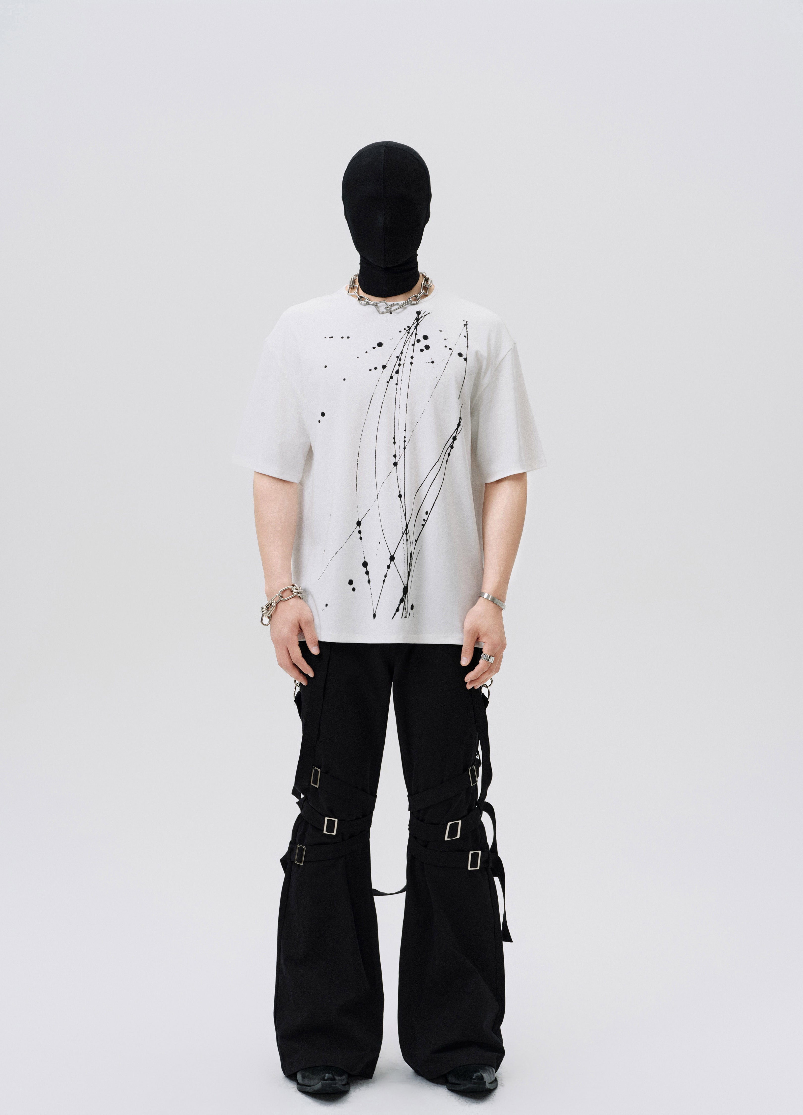 25SS INKED CHAOS MESH TEE
