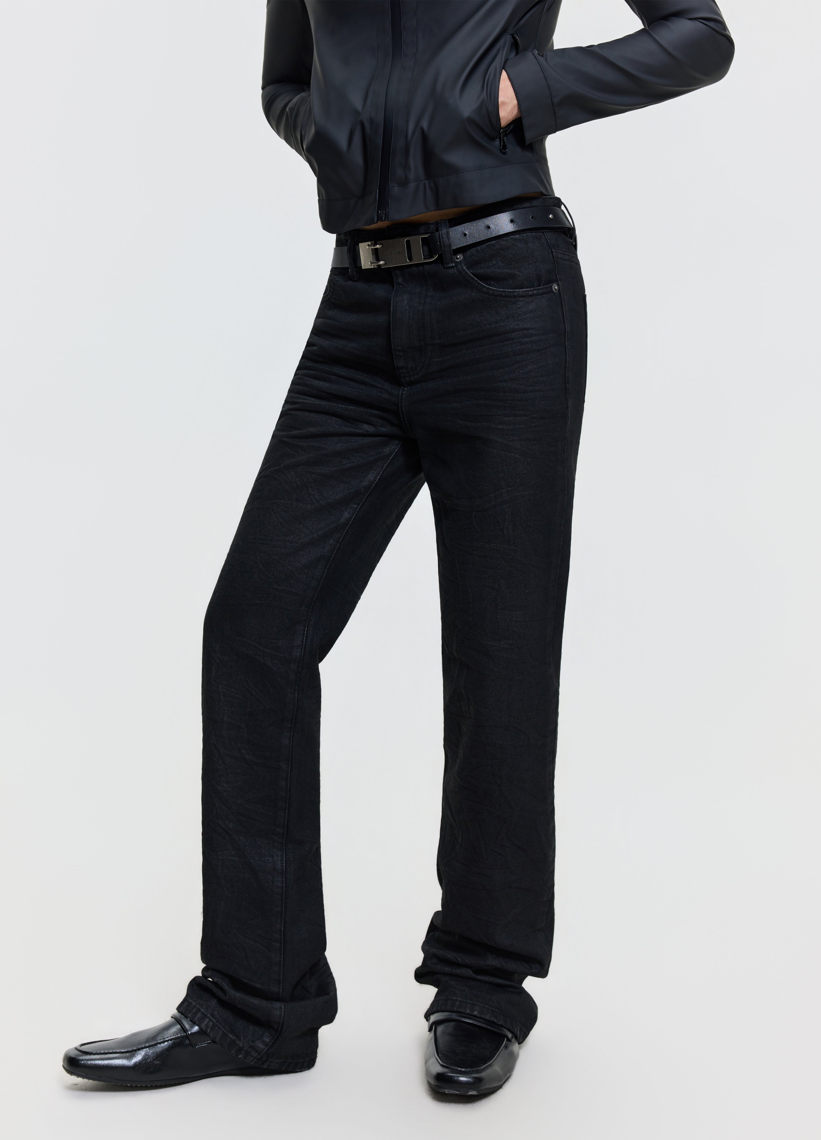 26FW 3D WHISKER WAXED DENIM