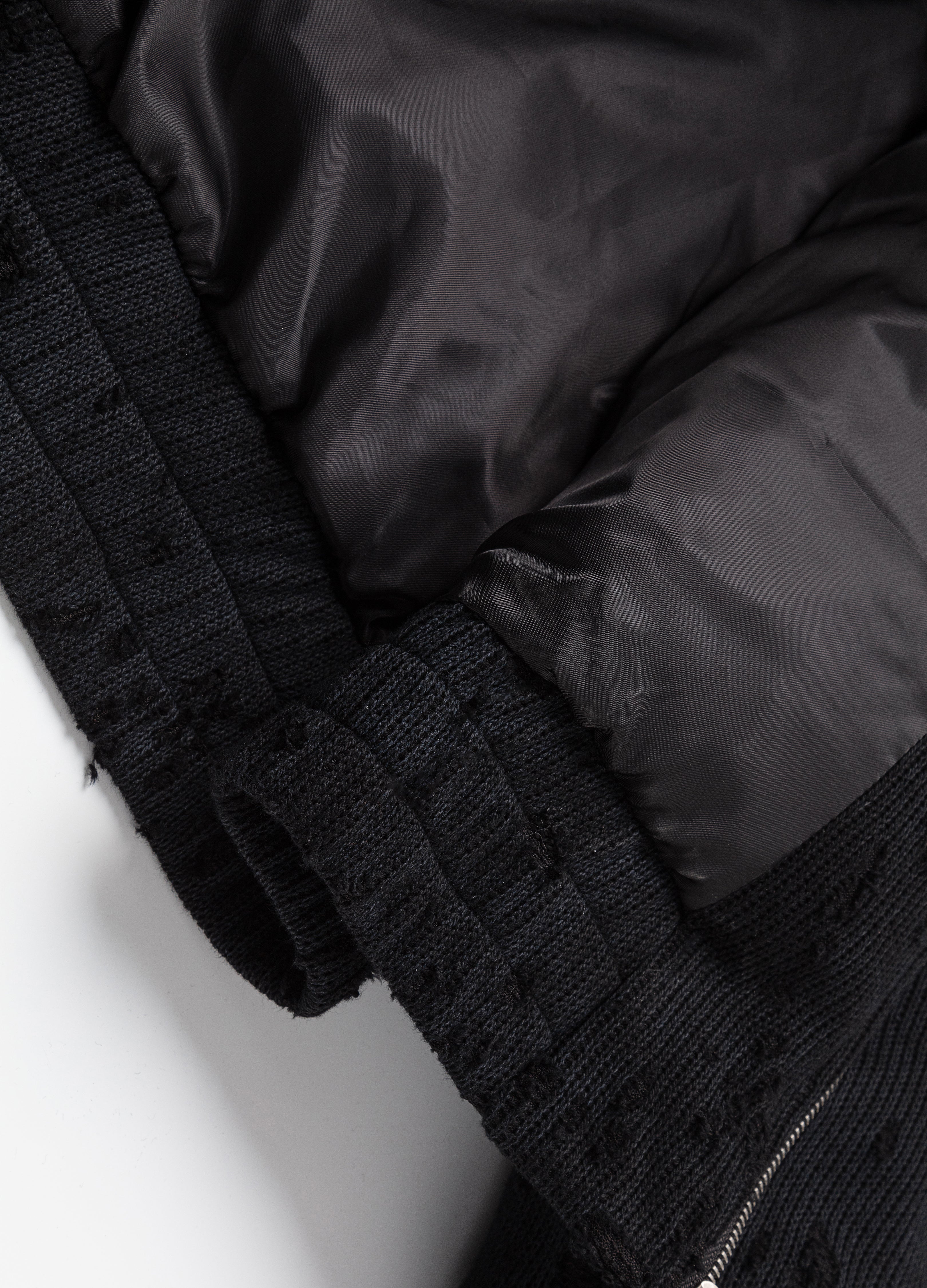 25FW DISTRESSED TEXTURE PUFFER