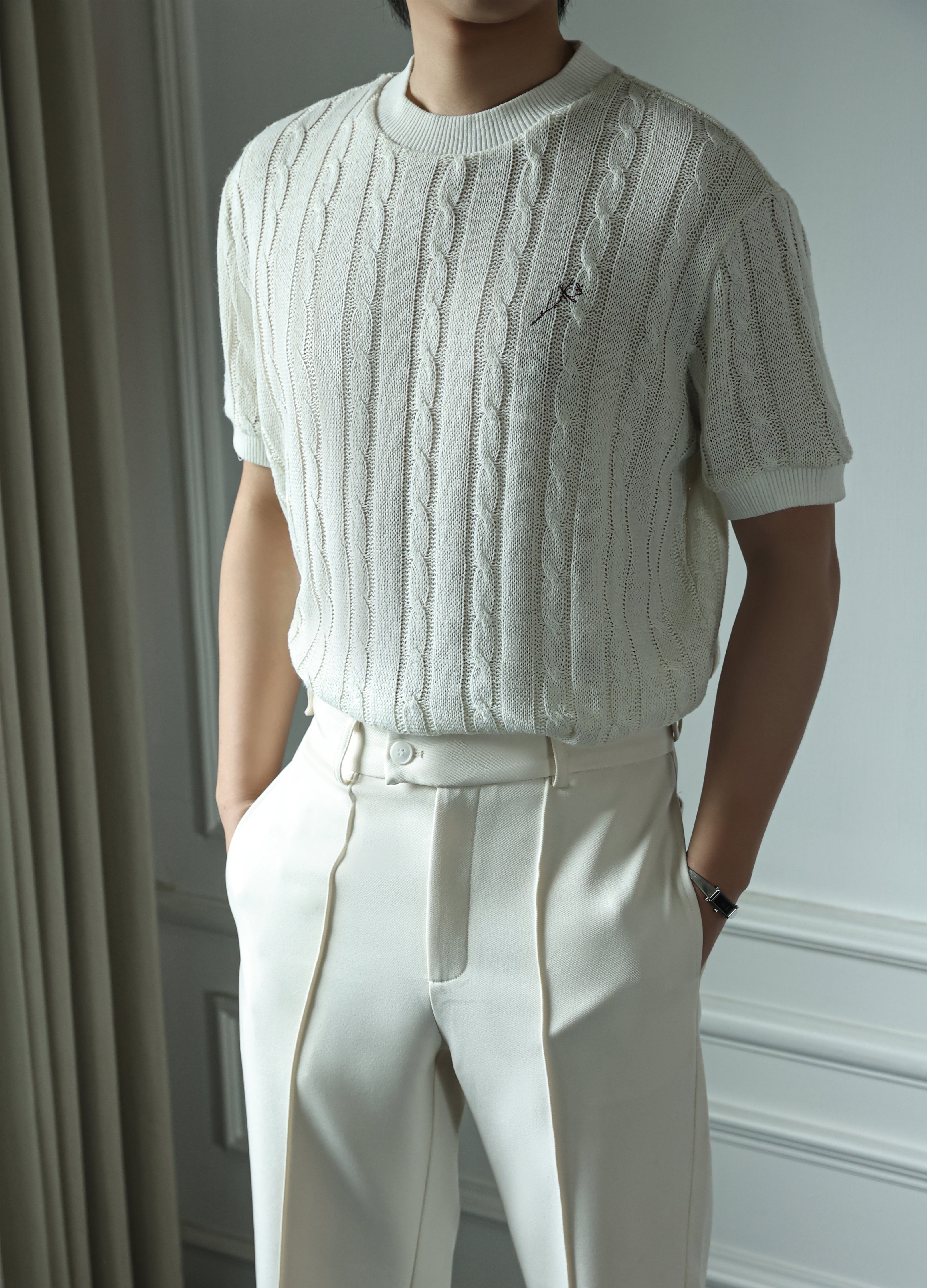 25SS HERITAGE ROSE EMBROIDERY TEE