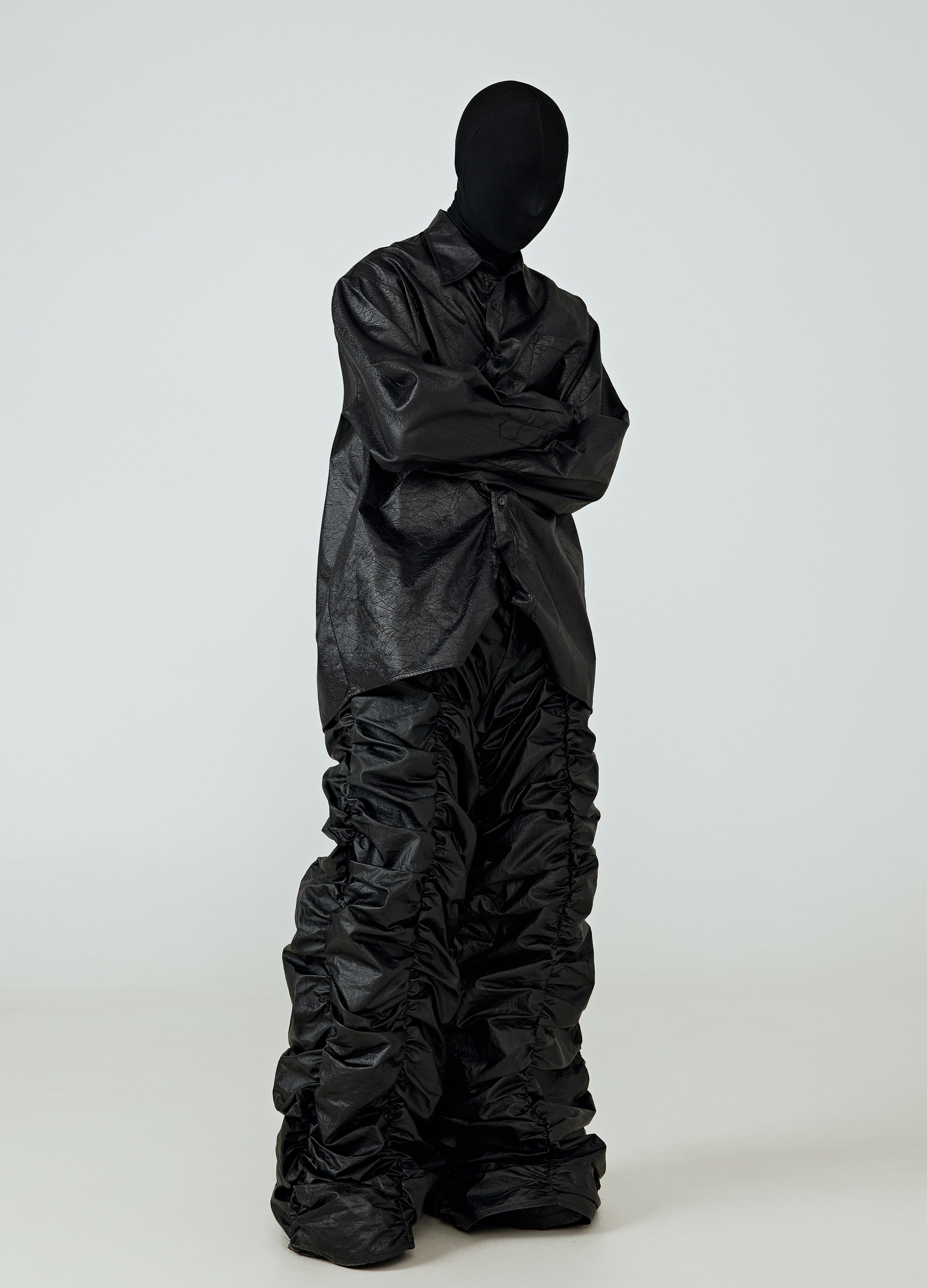 CAMICIA PIEGATA SCURA 25SS