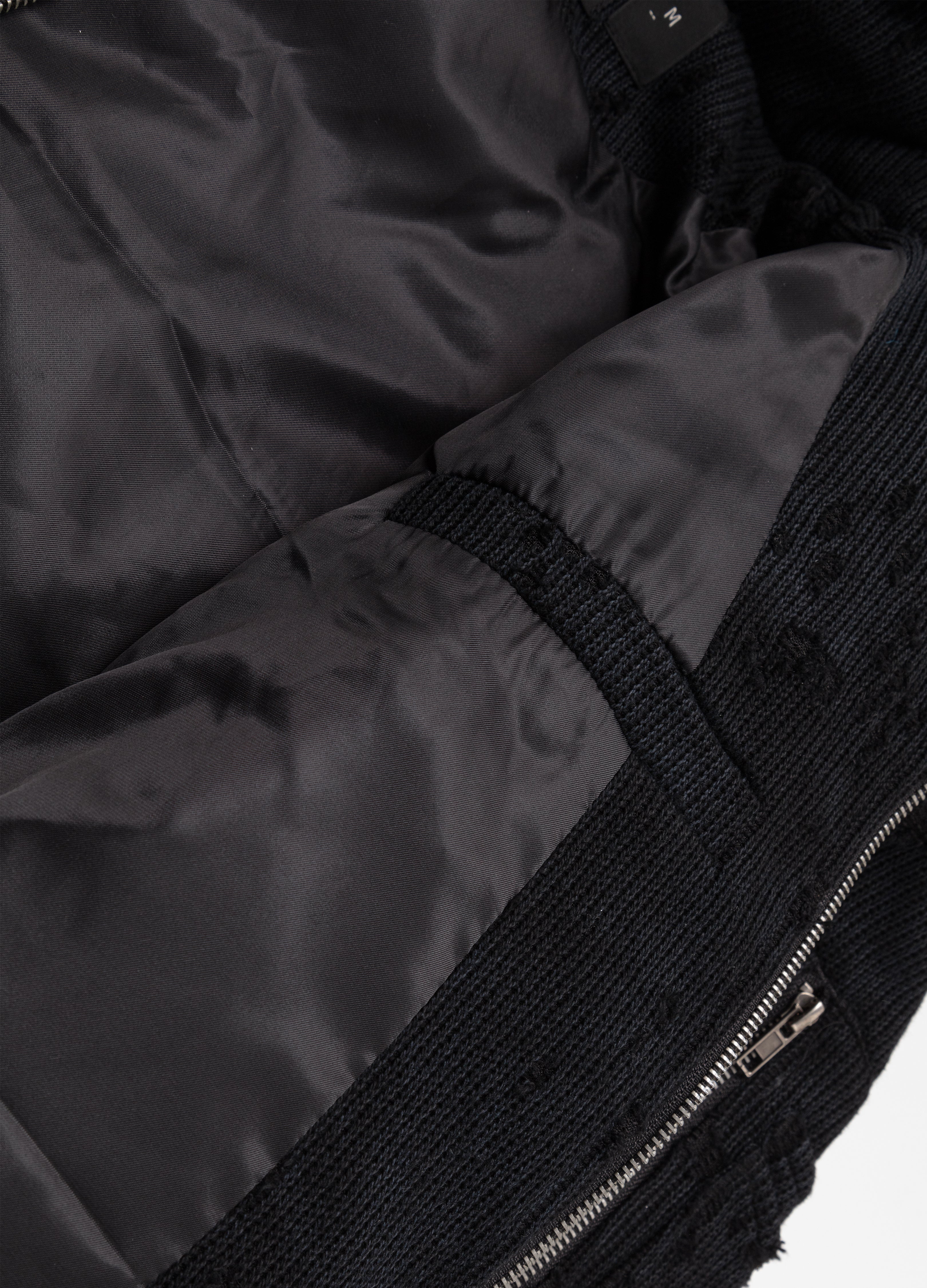 25FW DISTRESSED TEXTURE PUFFER