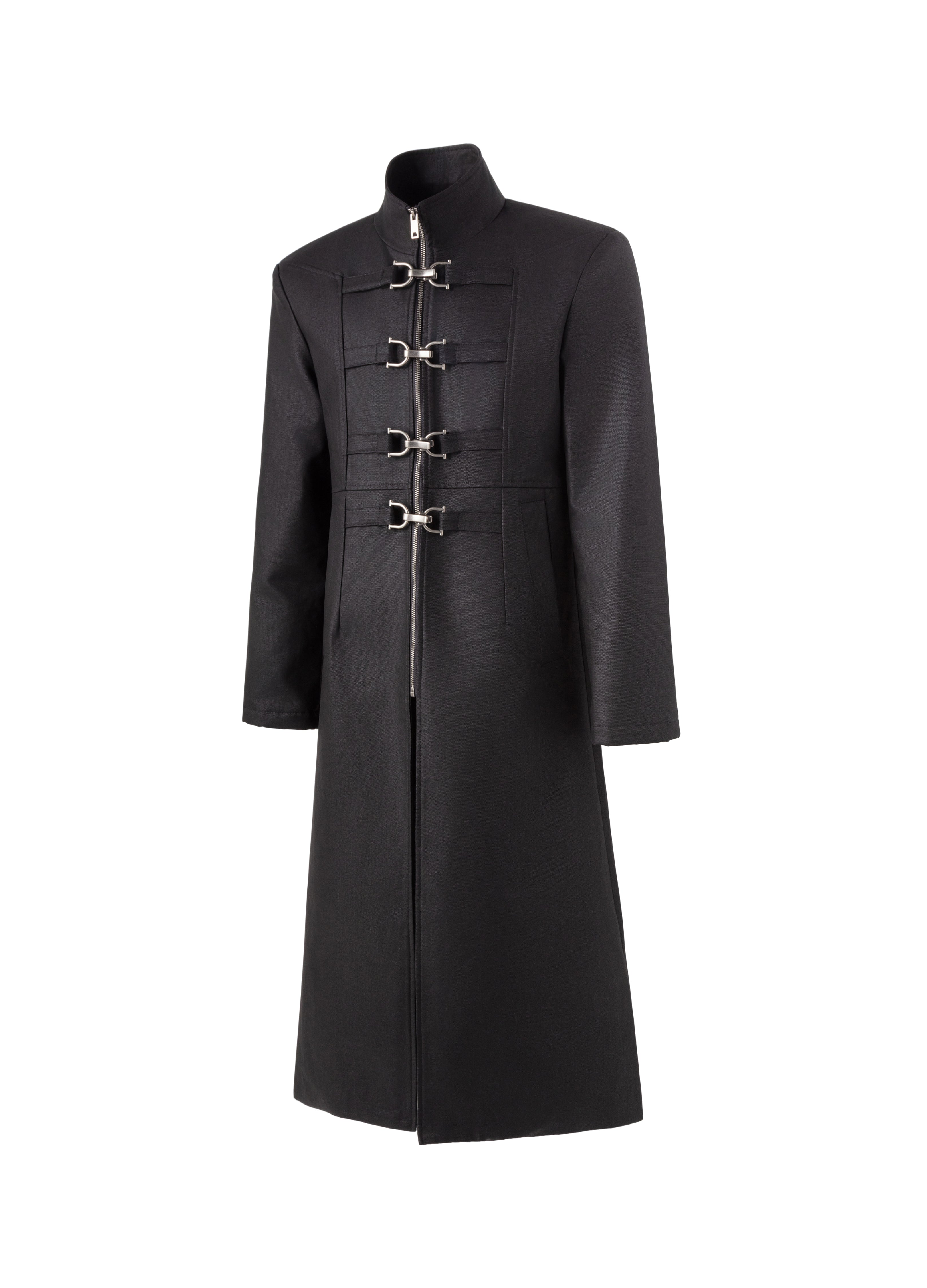 25FW FUR-LINED HIGH NECK COAT