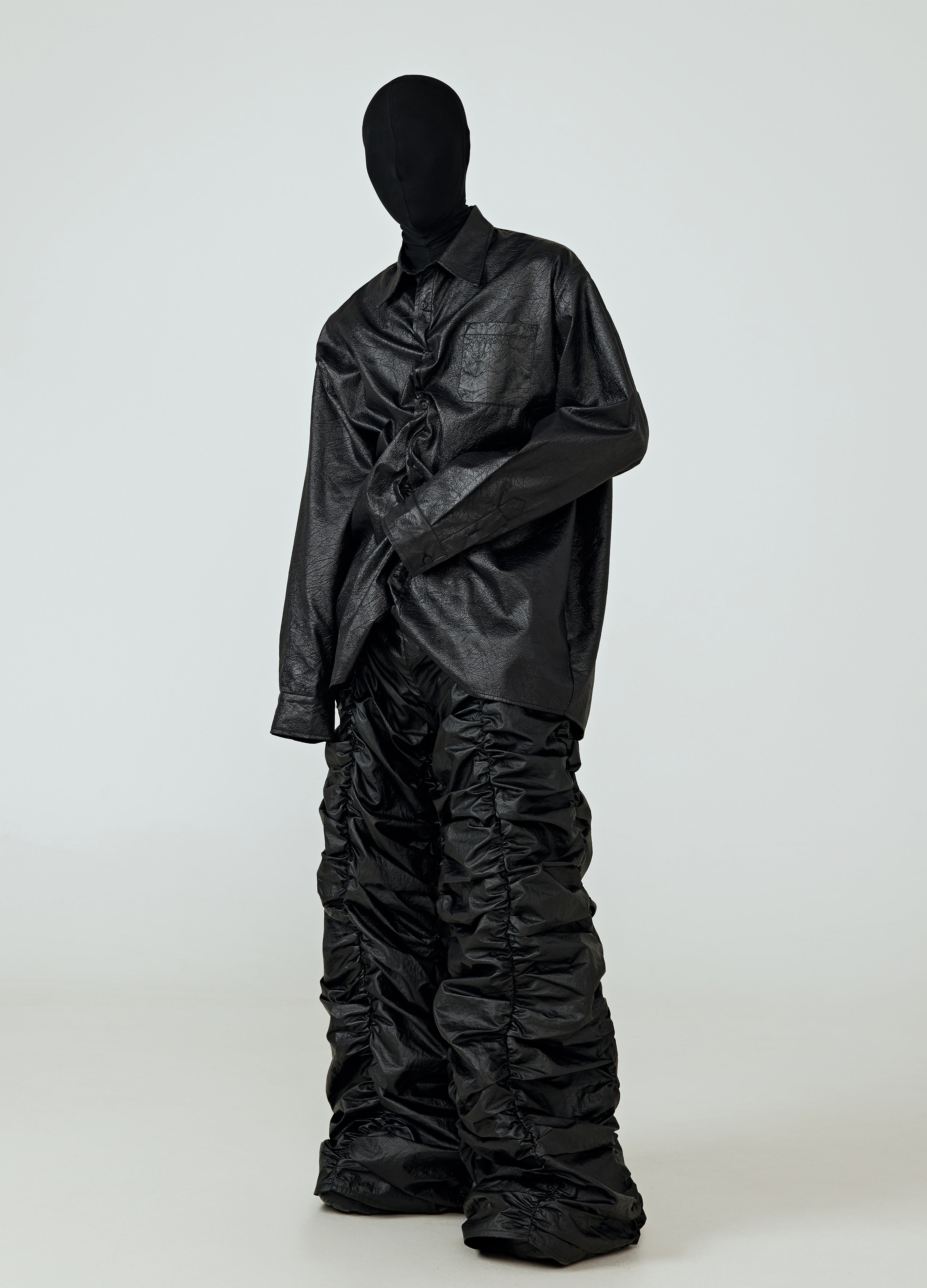 CAMICIA PIEGATA SCURA 25SS