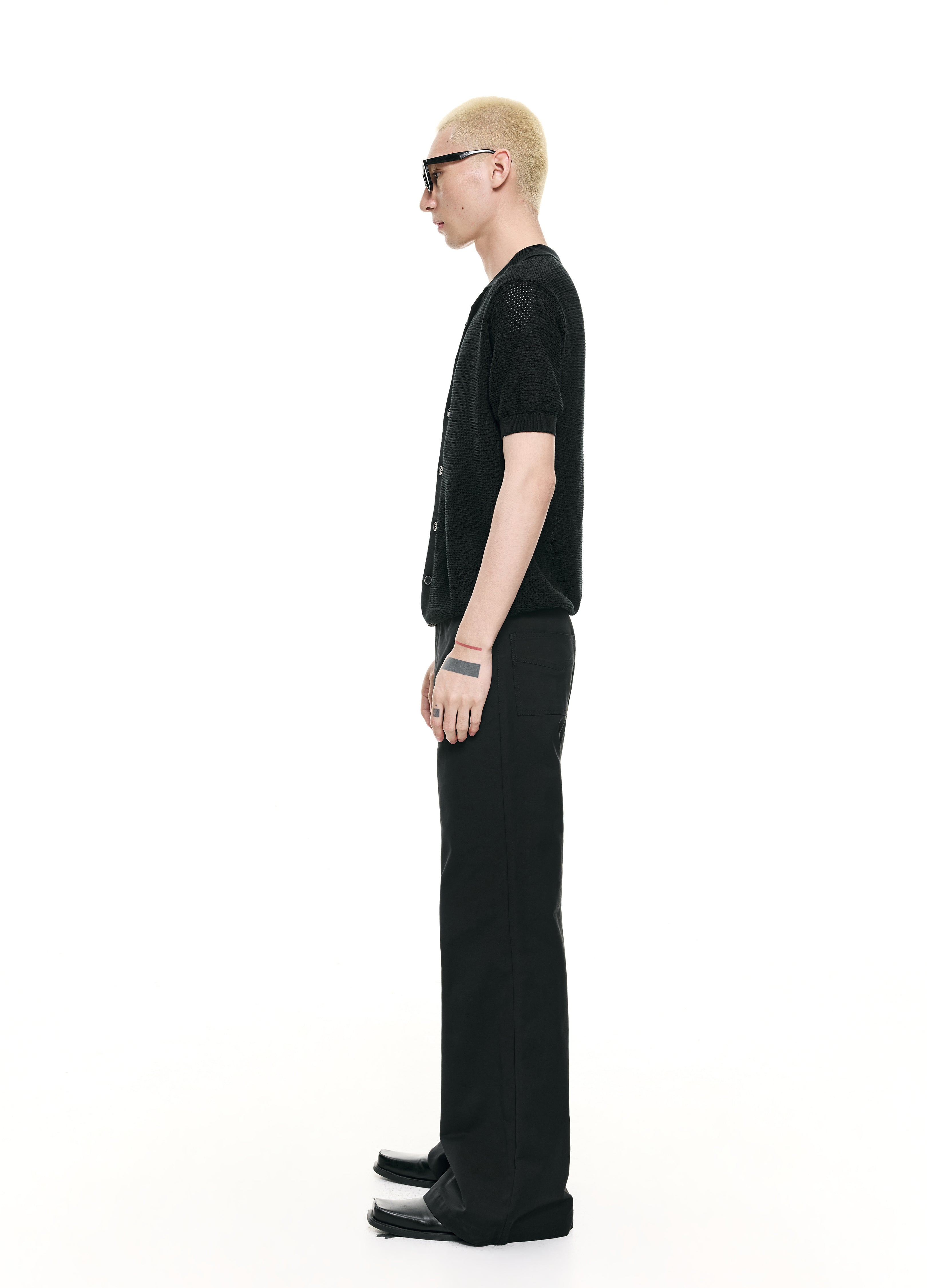 26SS MESH CUBA KNIT SHIRT