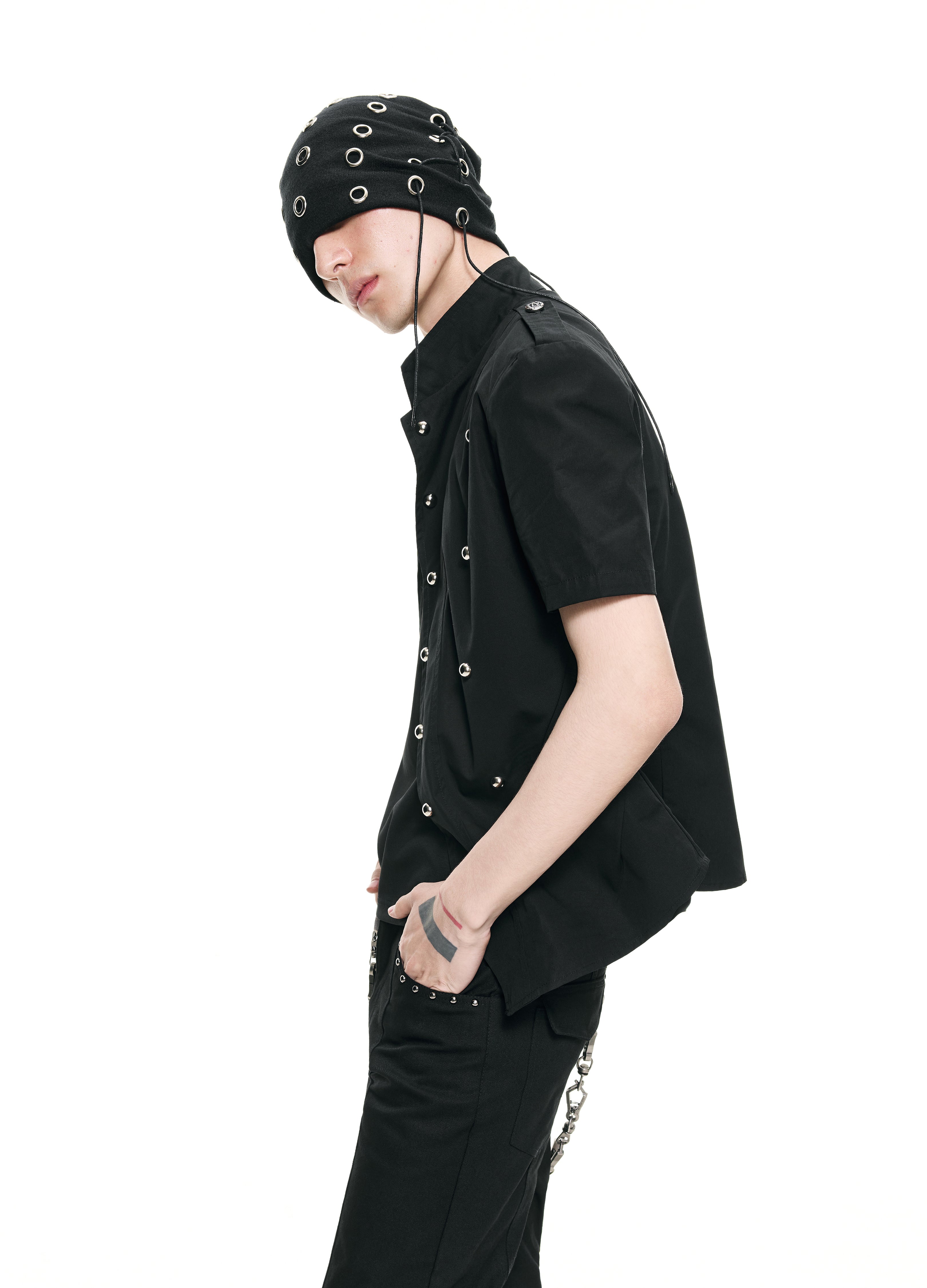 26SS NAPOLEON SHOULDER SHIRT