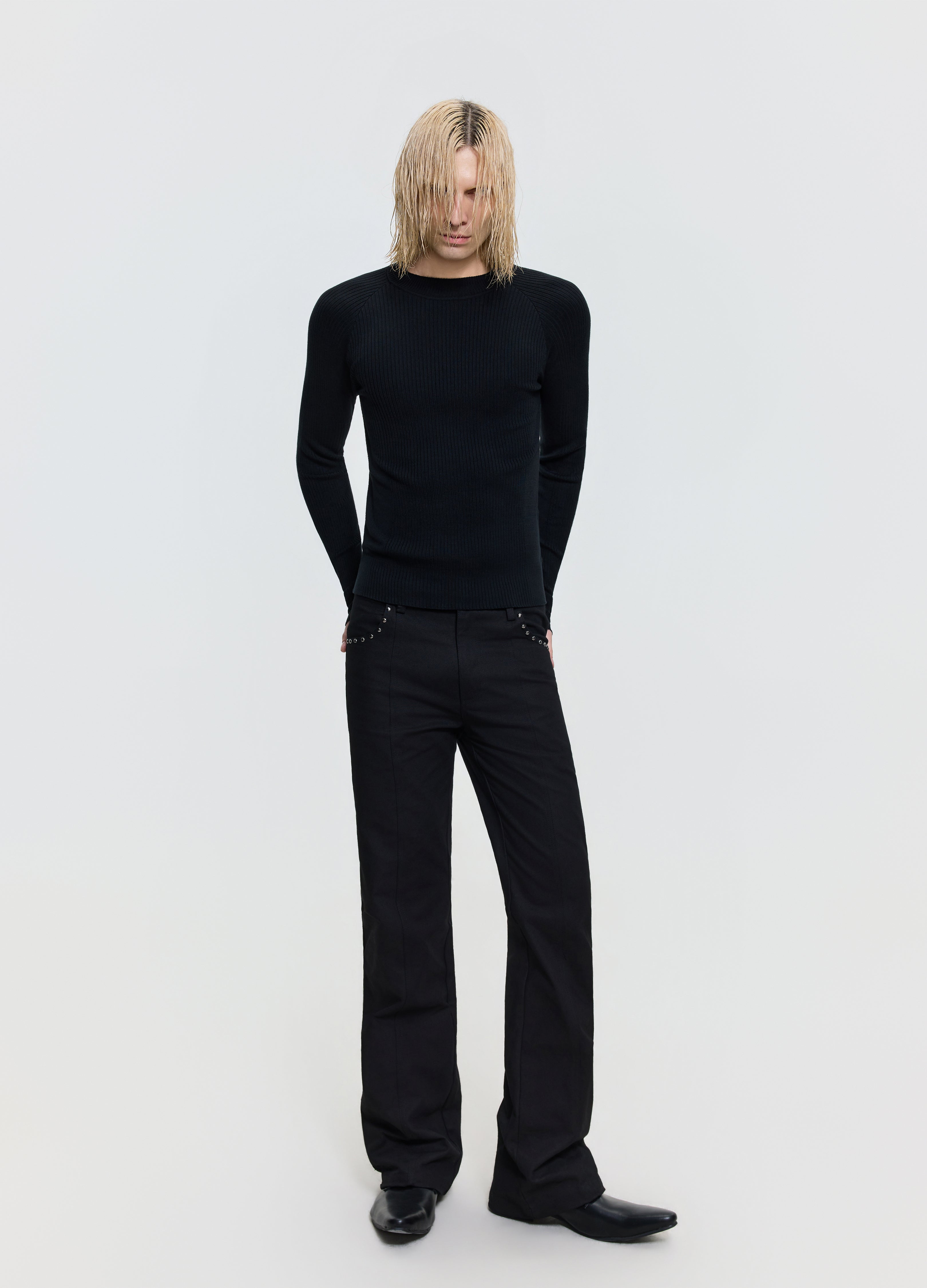 26FW RIBBED LONG SLEEVE TEE