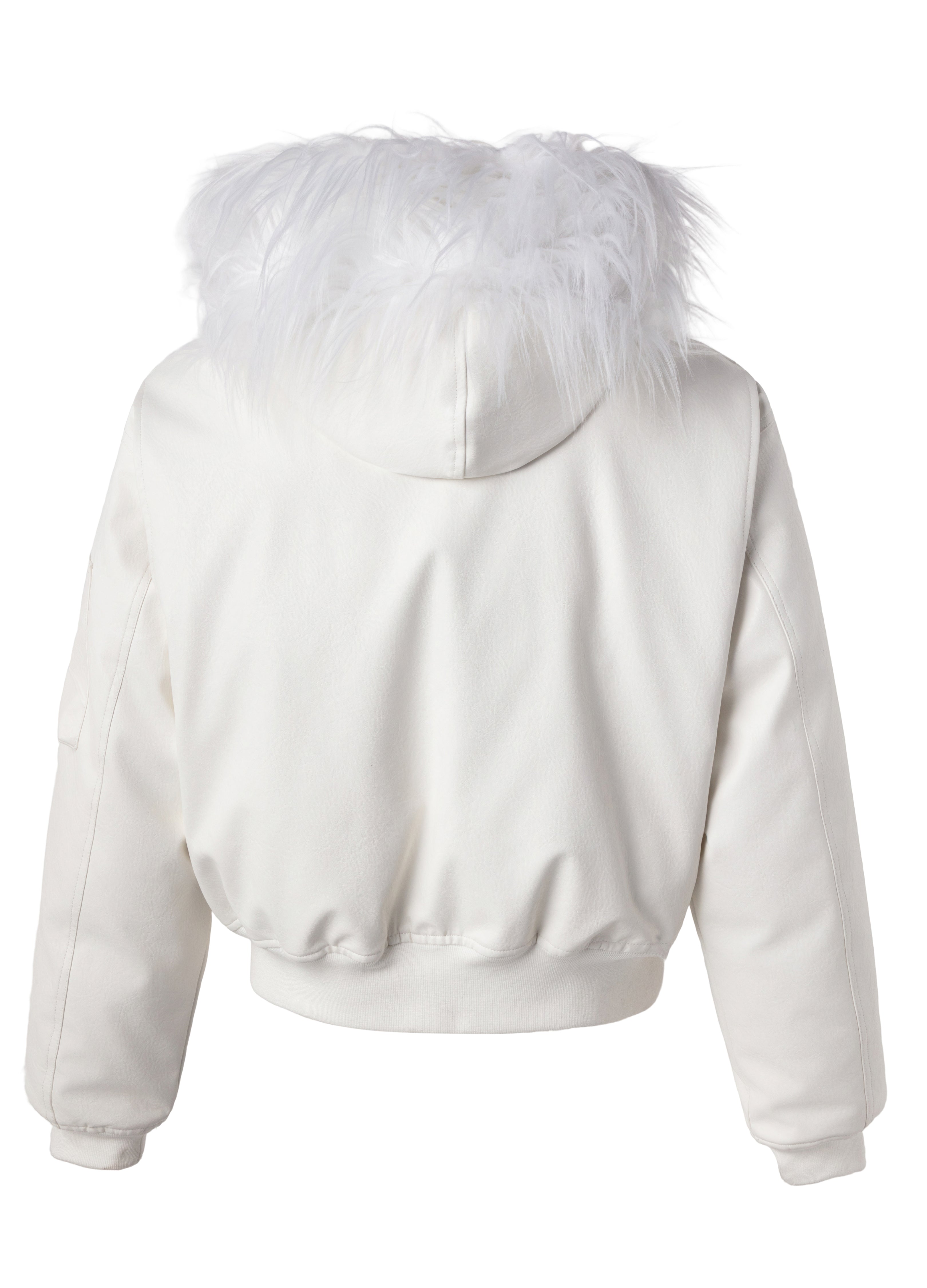 25FW WHITE FUR PARKA DOWN