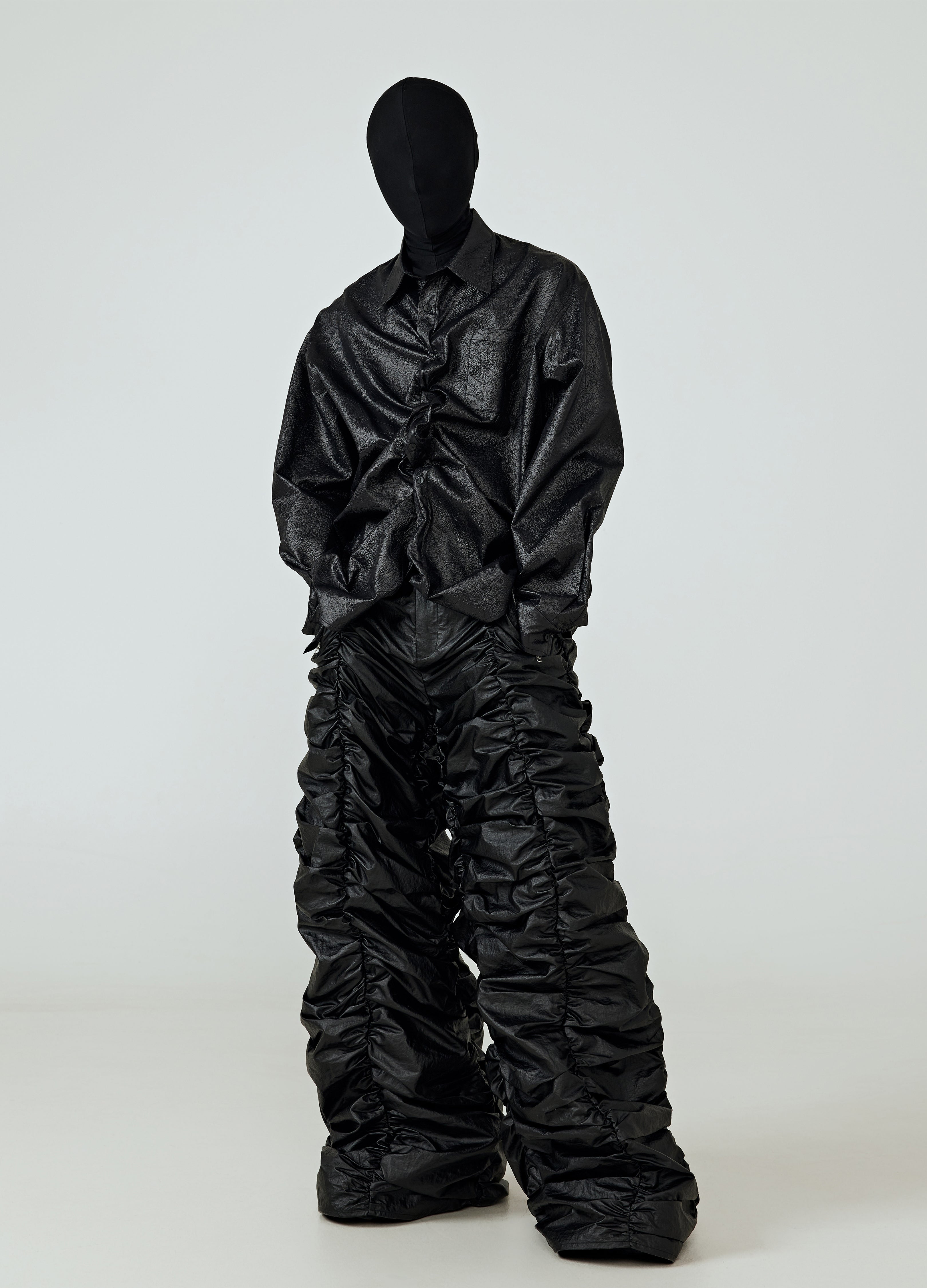 CAMICIA PIEGATA SCURA 25SS