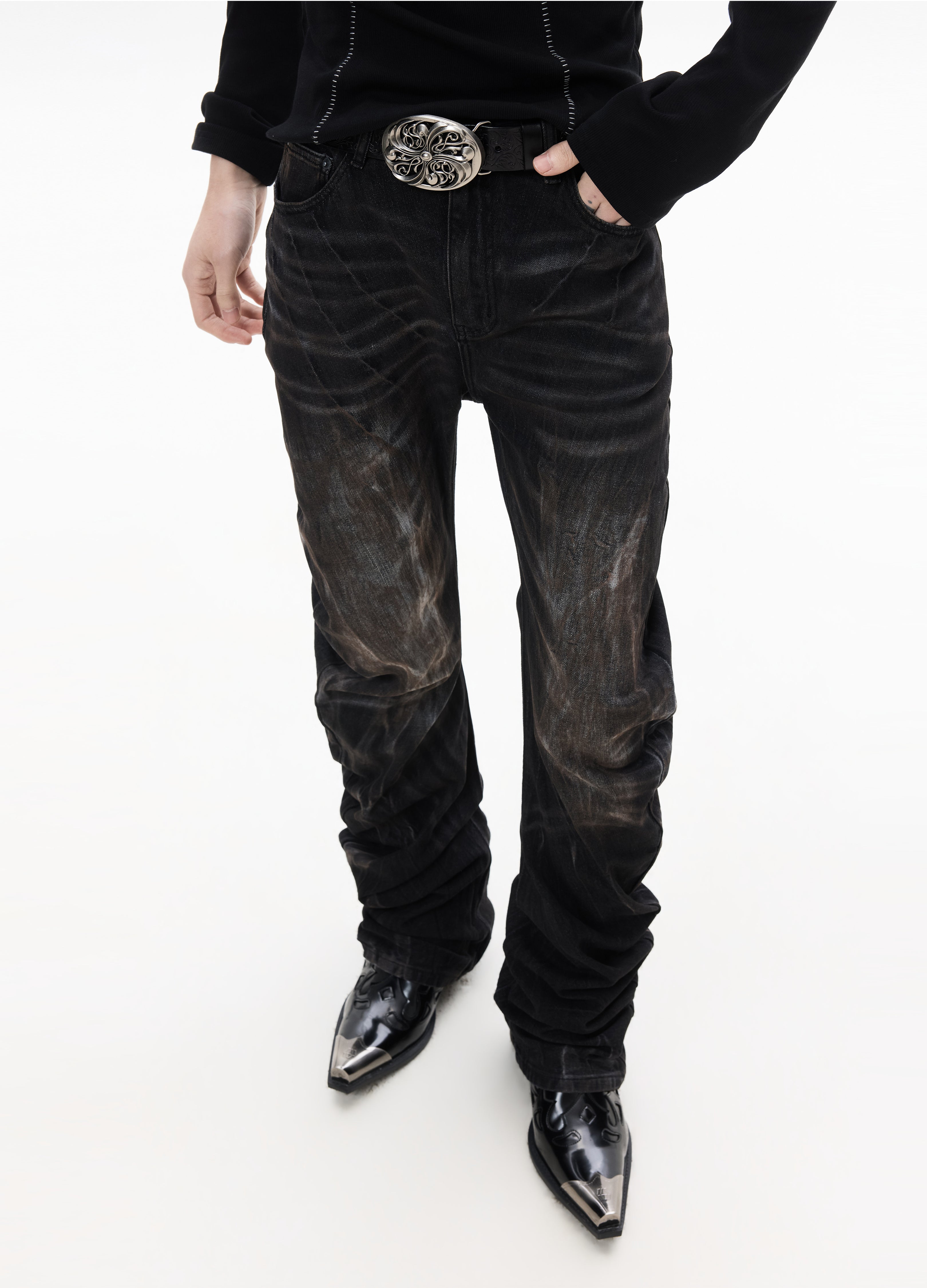 25FW BANANENSCHNITT WEITE HOSEN