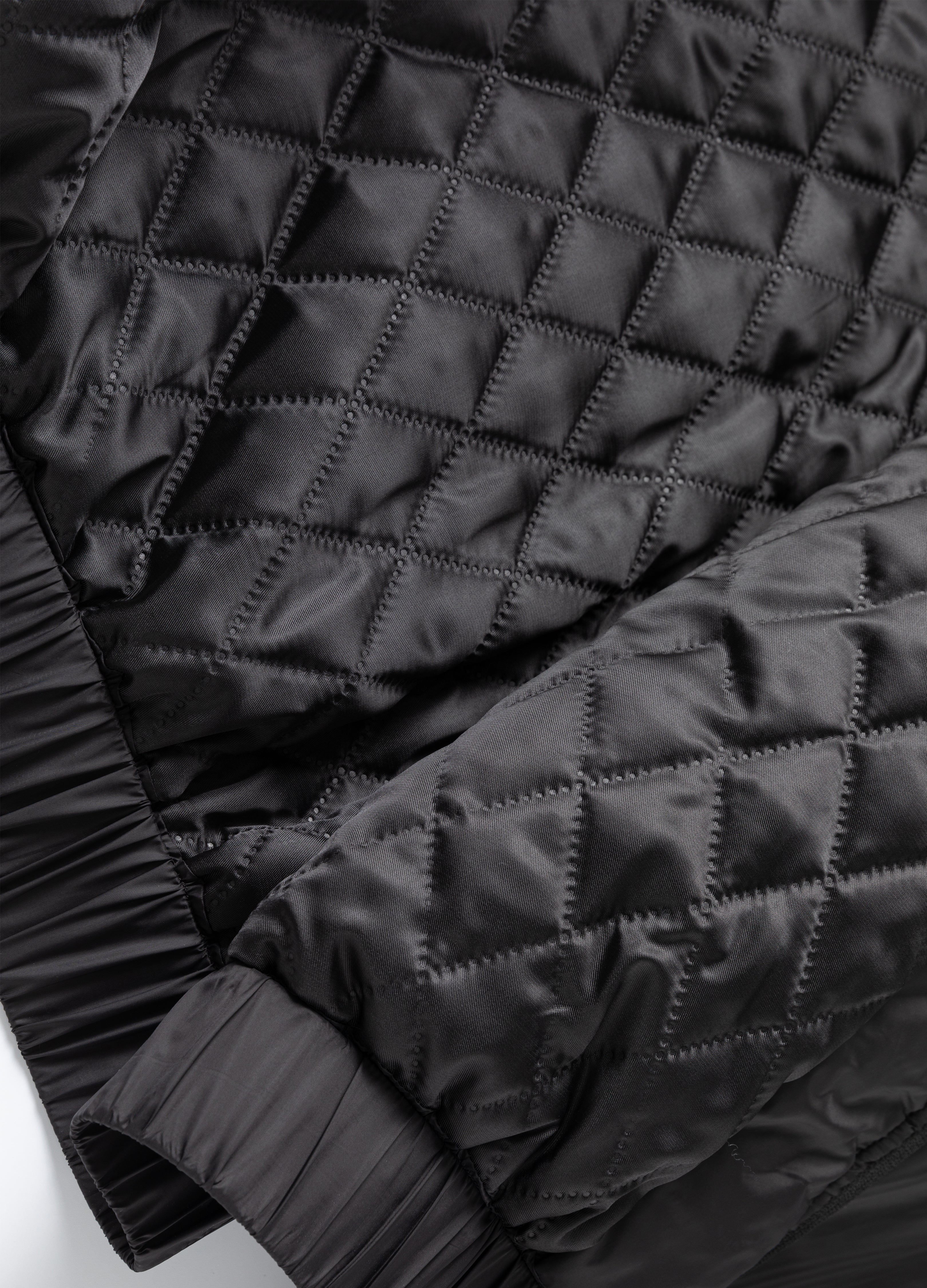 25FW FUR HOODED PUFFER JACKET