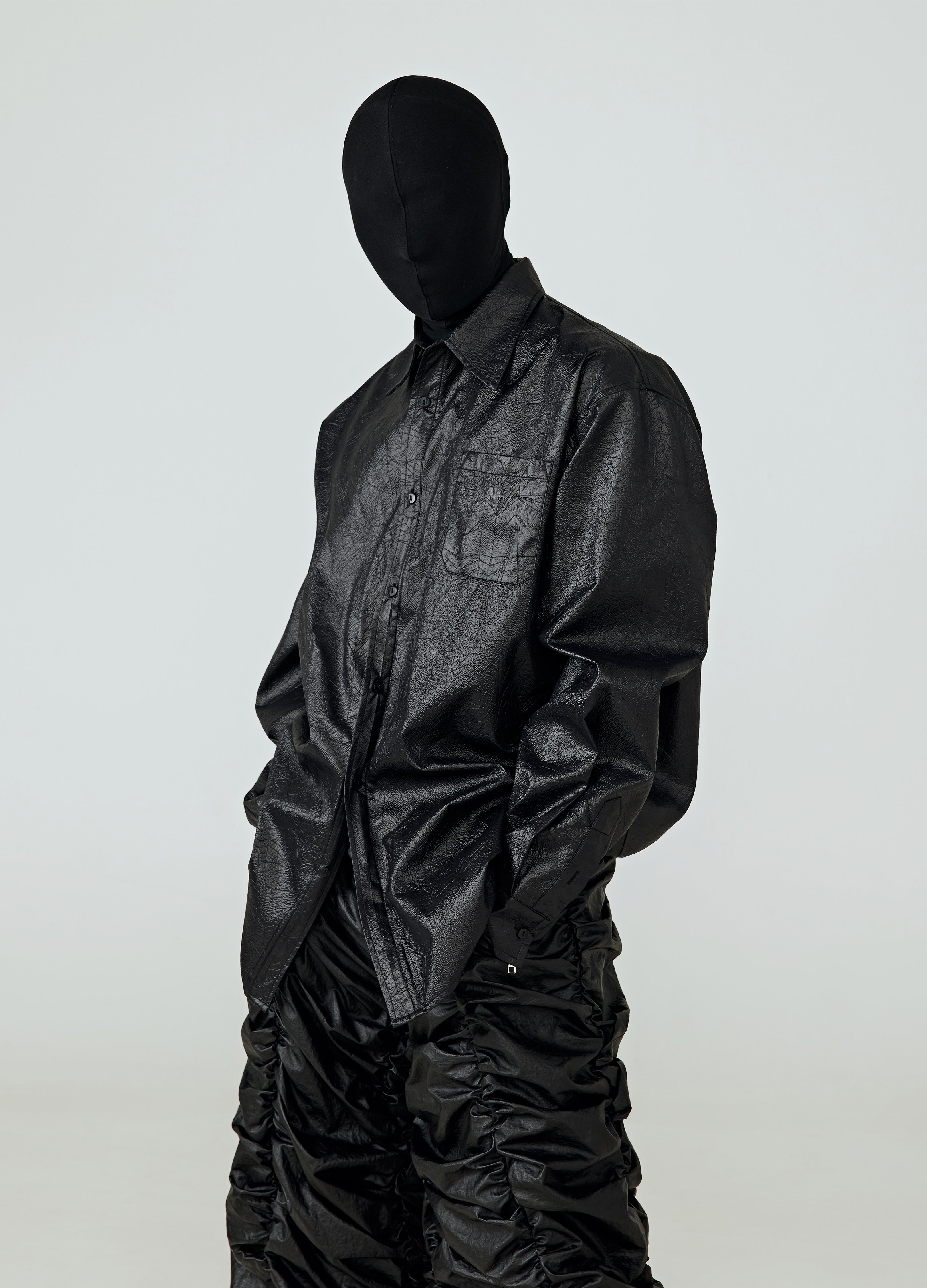 CAMICIA PIEGATA SCURA 25SS