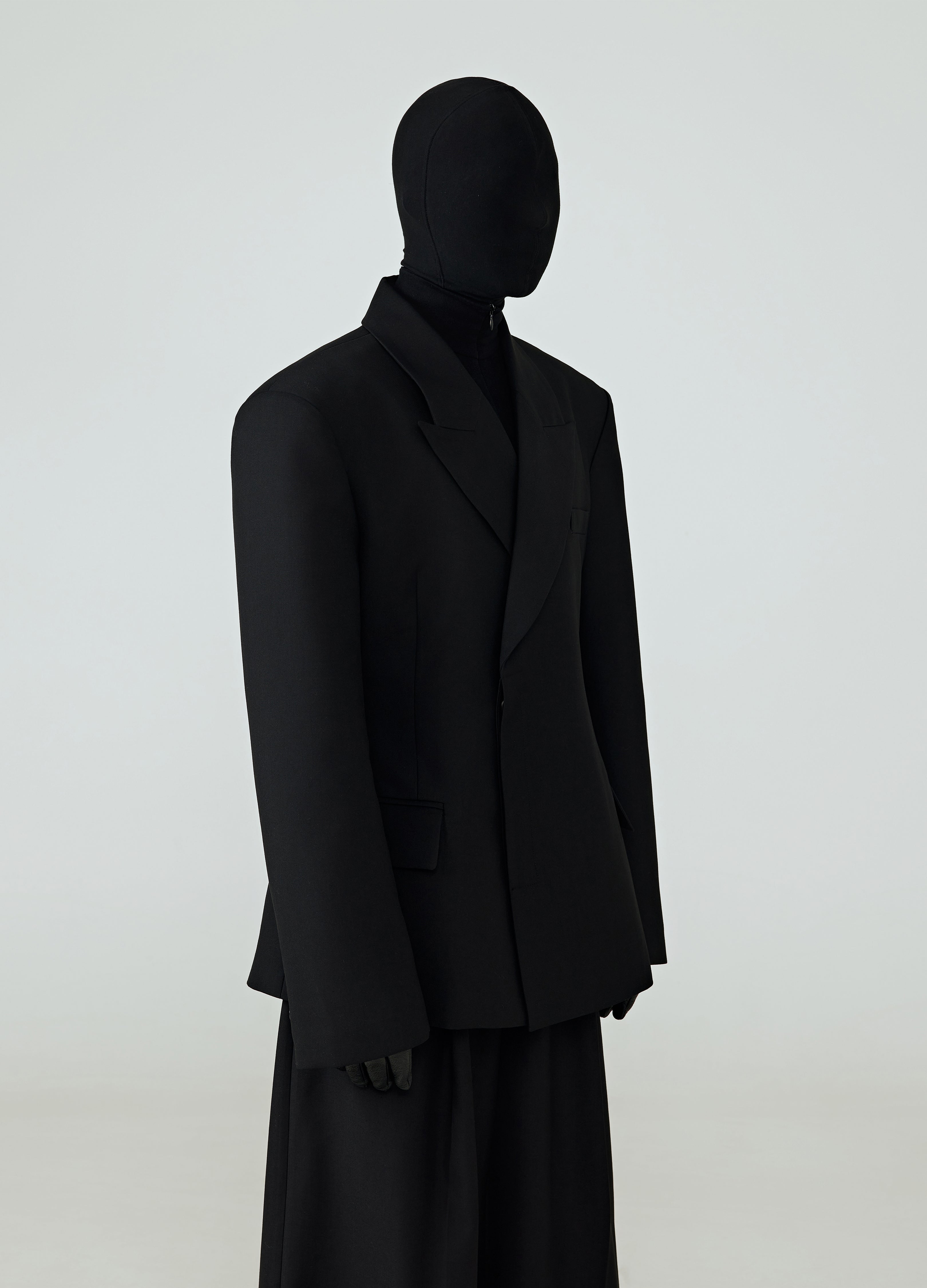 BLAZER TRIANGOLARE NERO 25SS