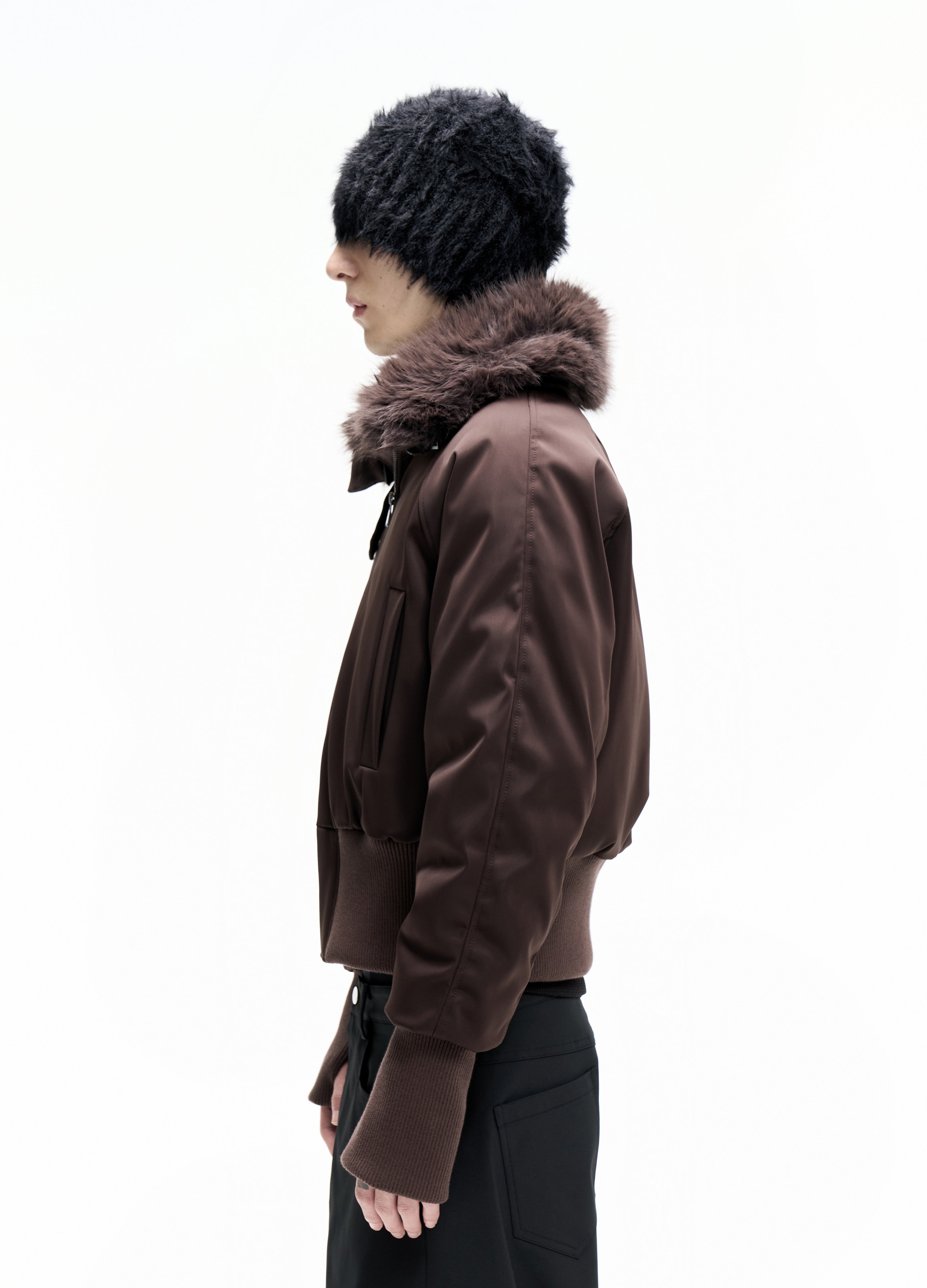 25FW FUR HOODED PARKA JACKET
