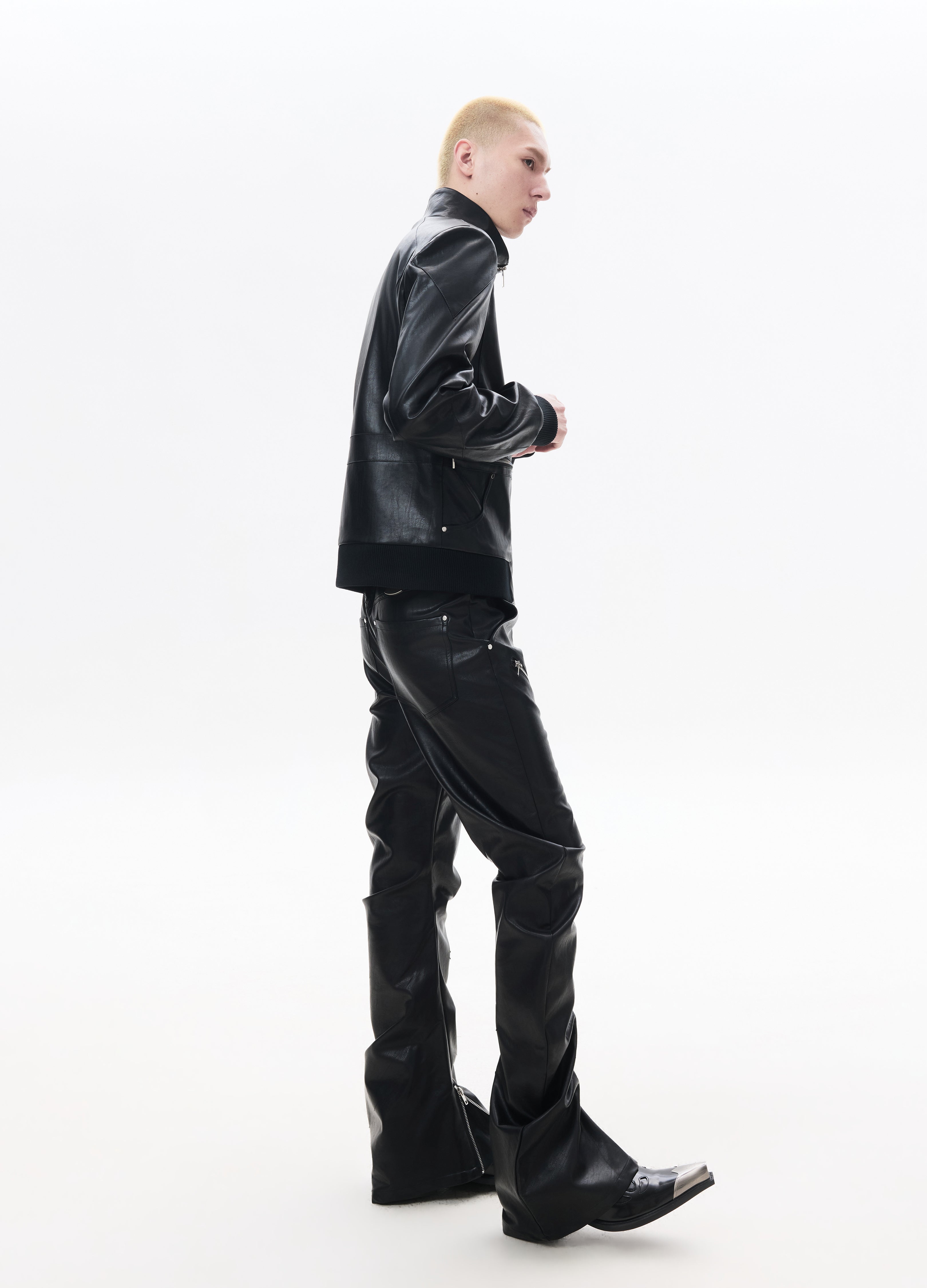 26SS SCIMITAR ZIP SKINNY PANTS