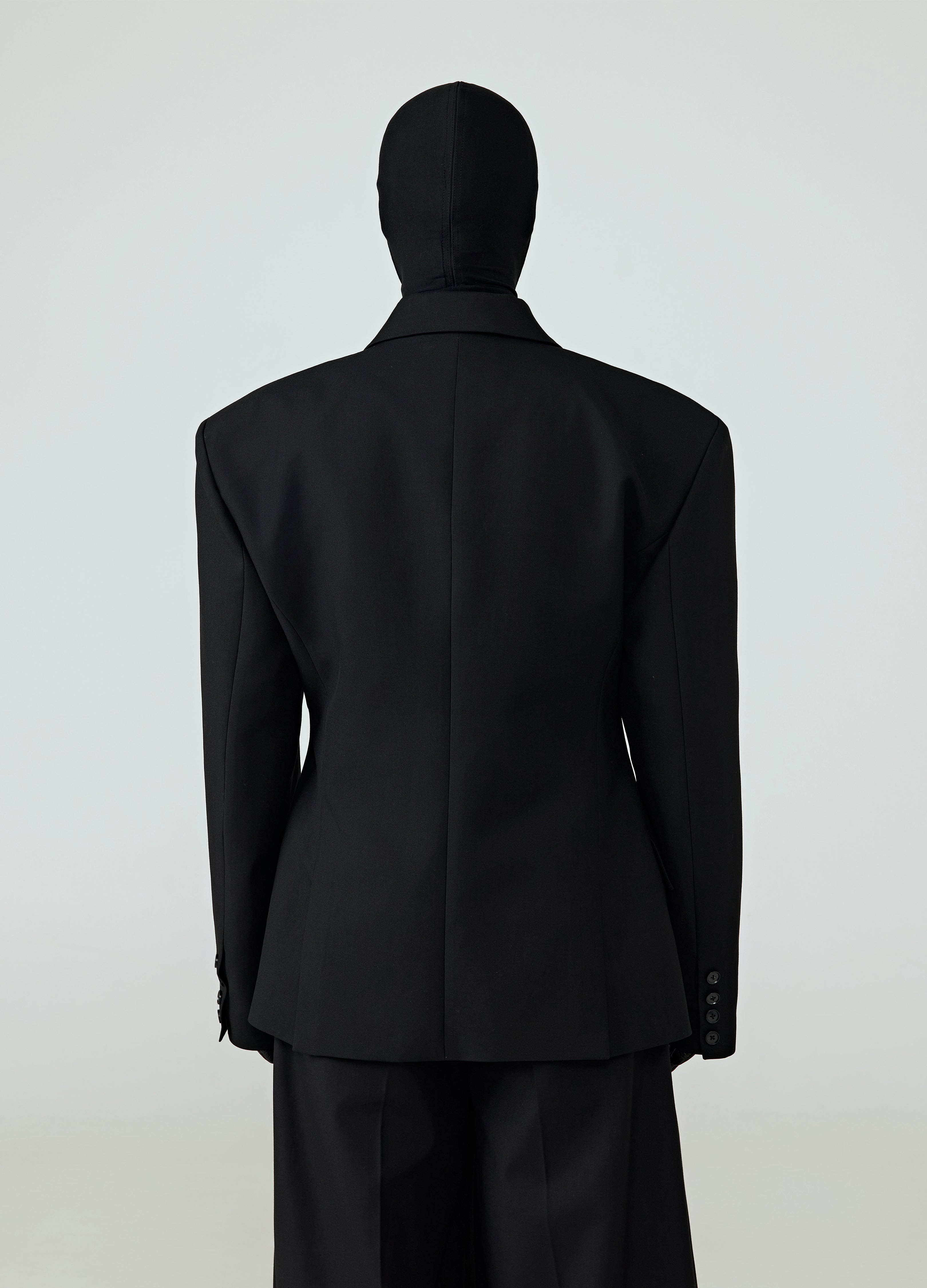 BLAZER TRIANGOLARE NERO 25SS