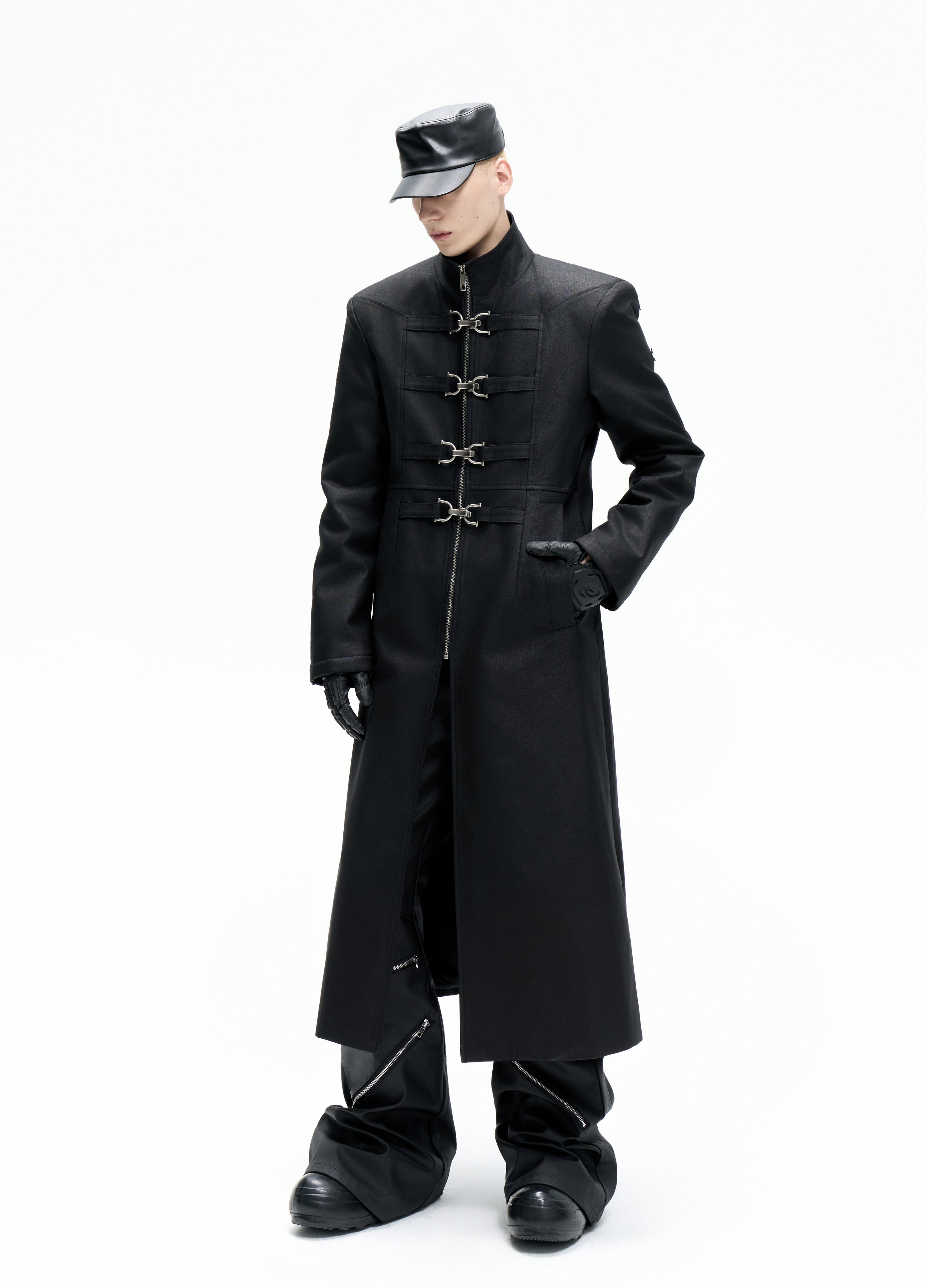 25FW FUR-LINED HIGH NECK COAT