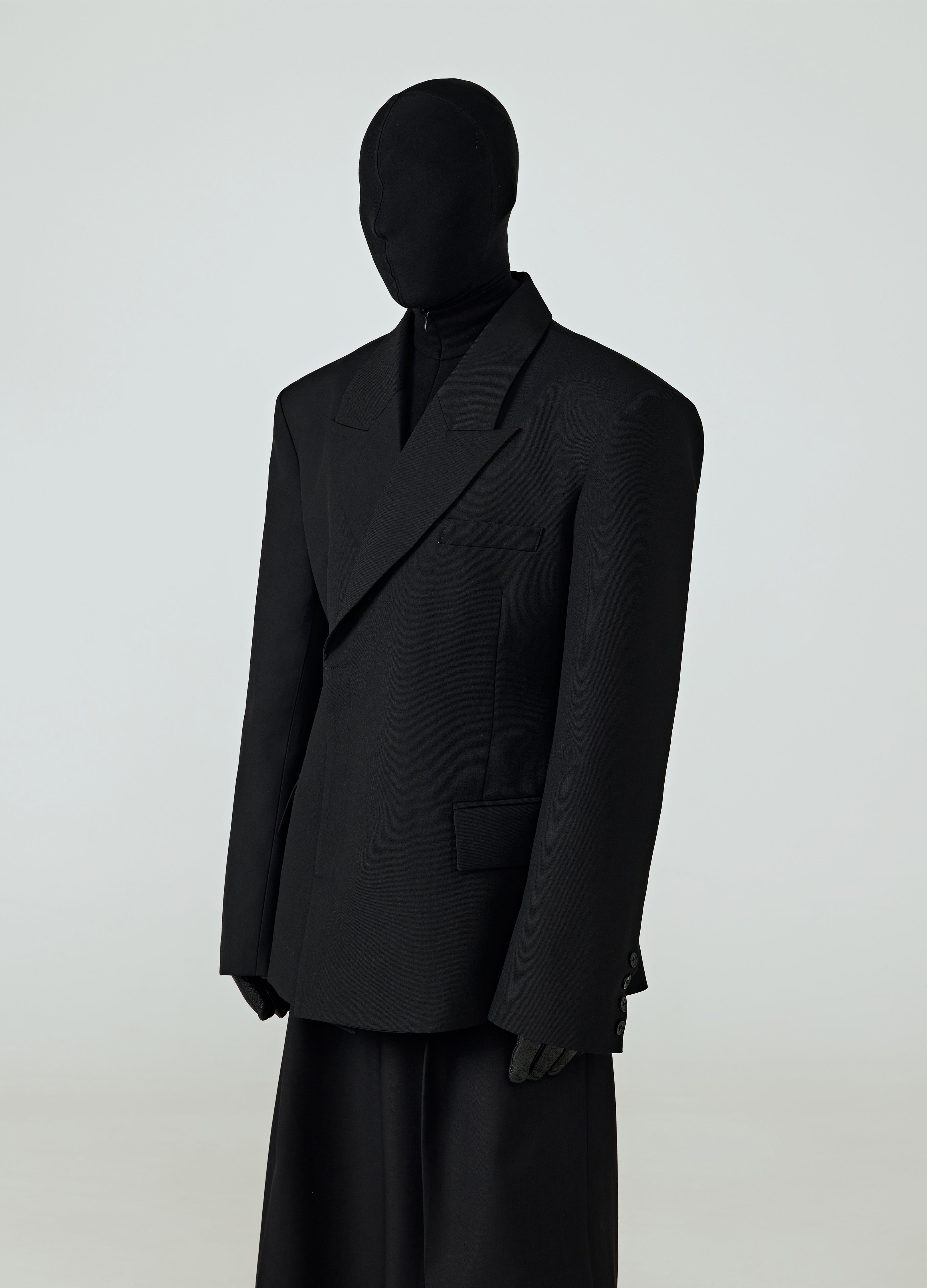 BLAZER TRIANGOLARE NERO 25SS