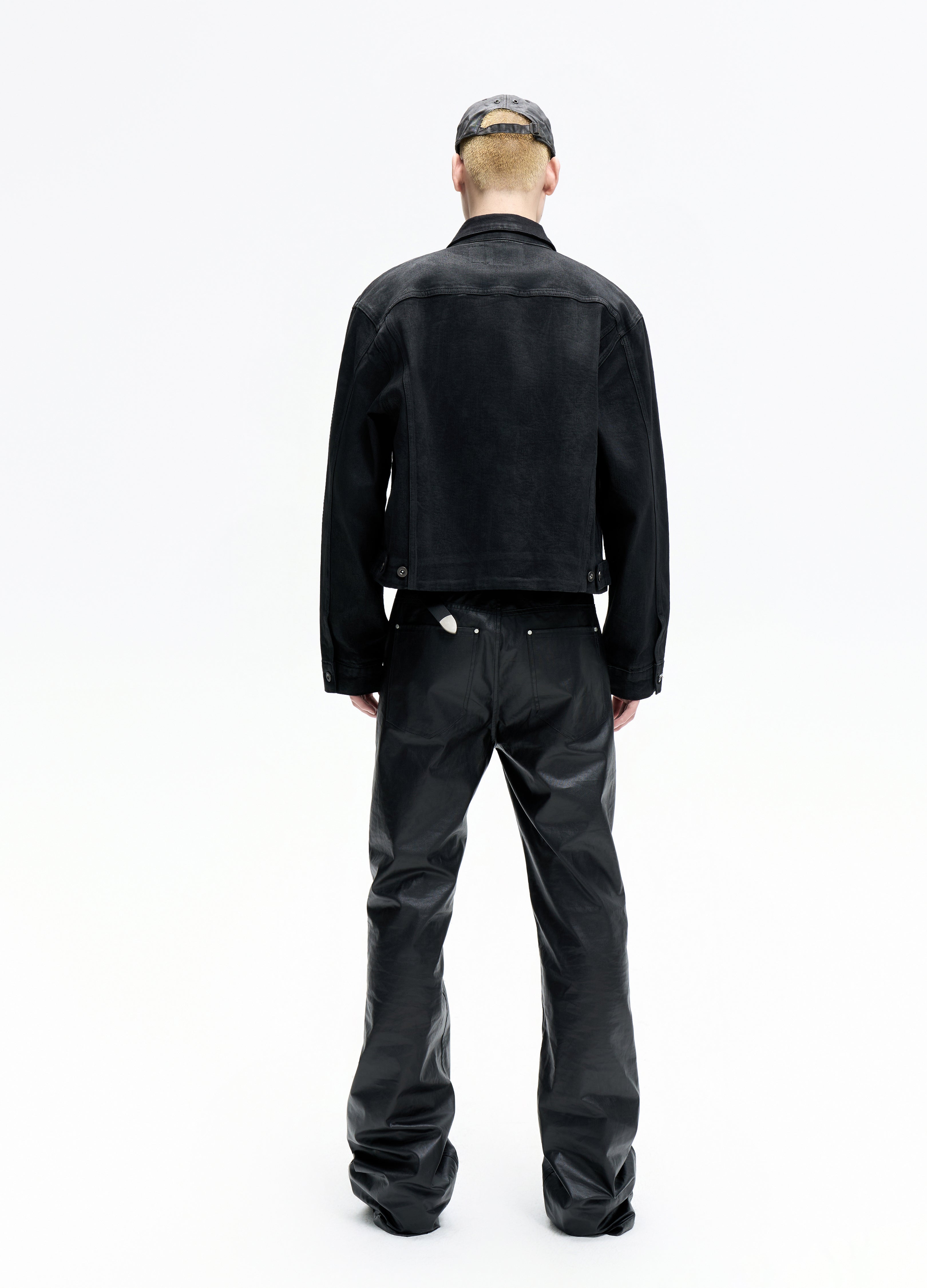 25FW WAXED SKINNY STACKED PANTS