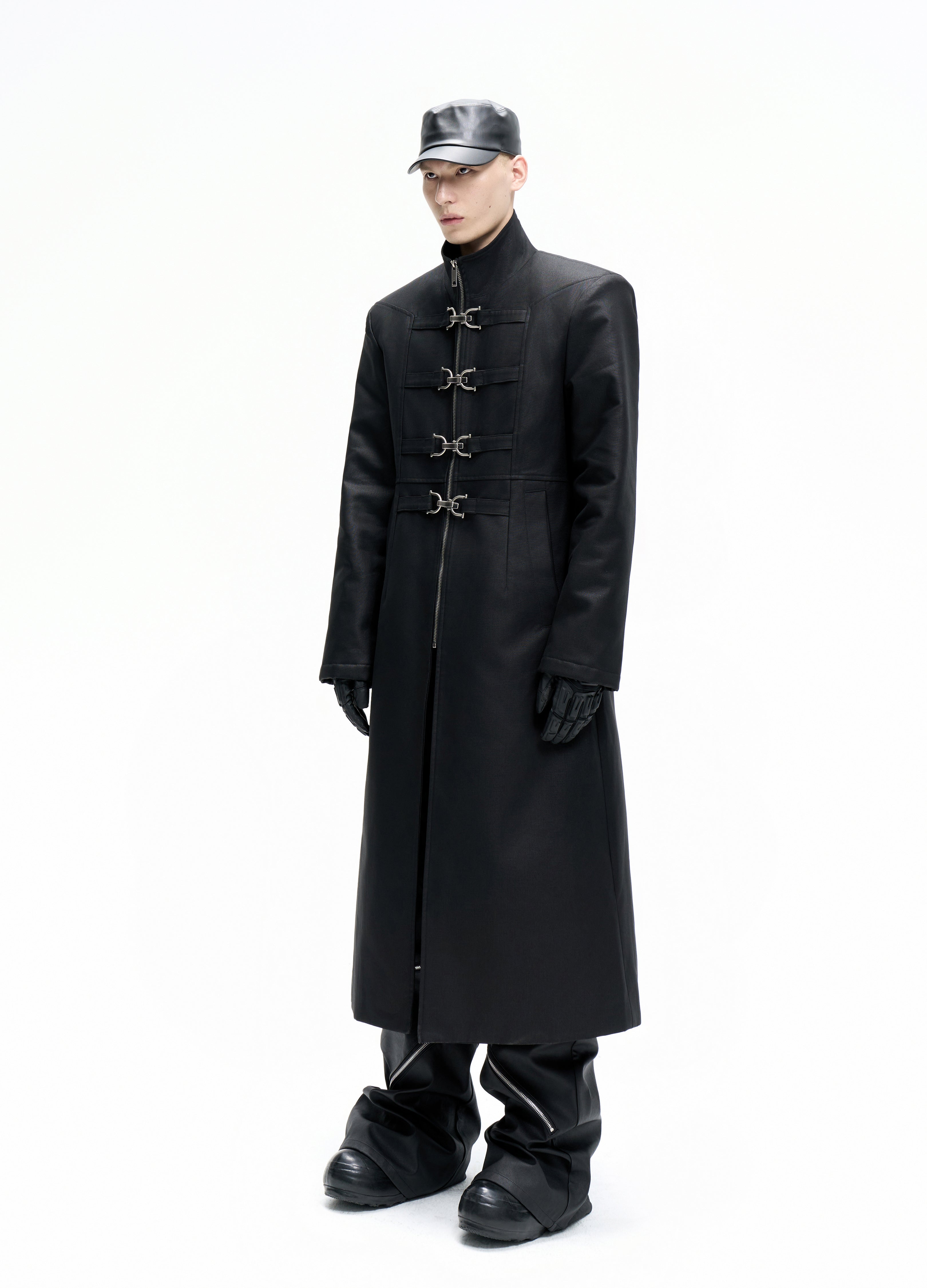 25FW FUR-LINED HIGH NECK COAT