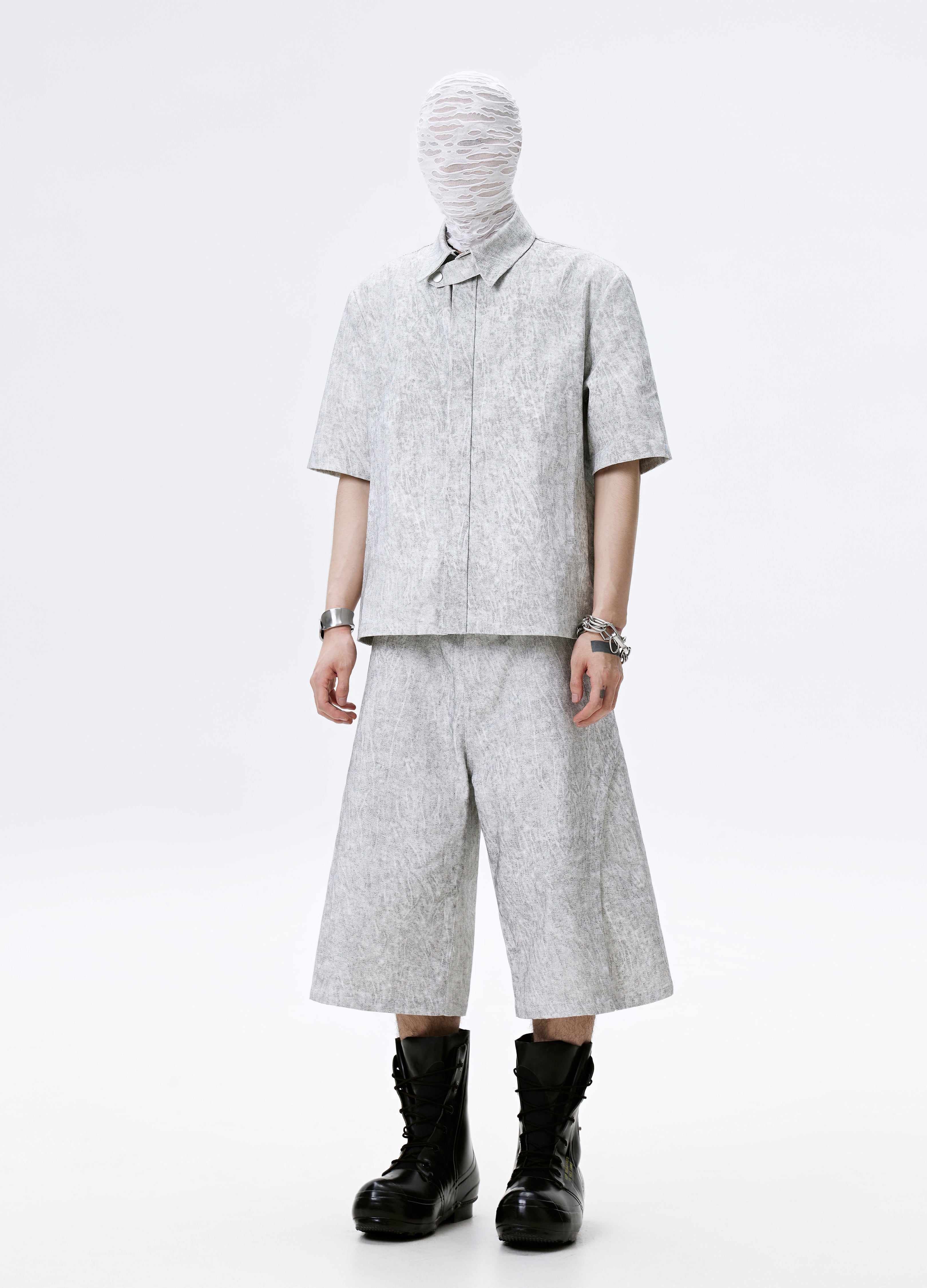 PANTALONCINI GAMBA LARGA GREYBARK 25SS