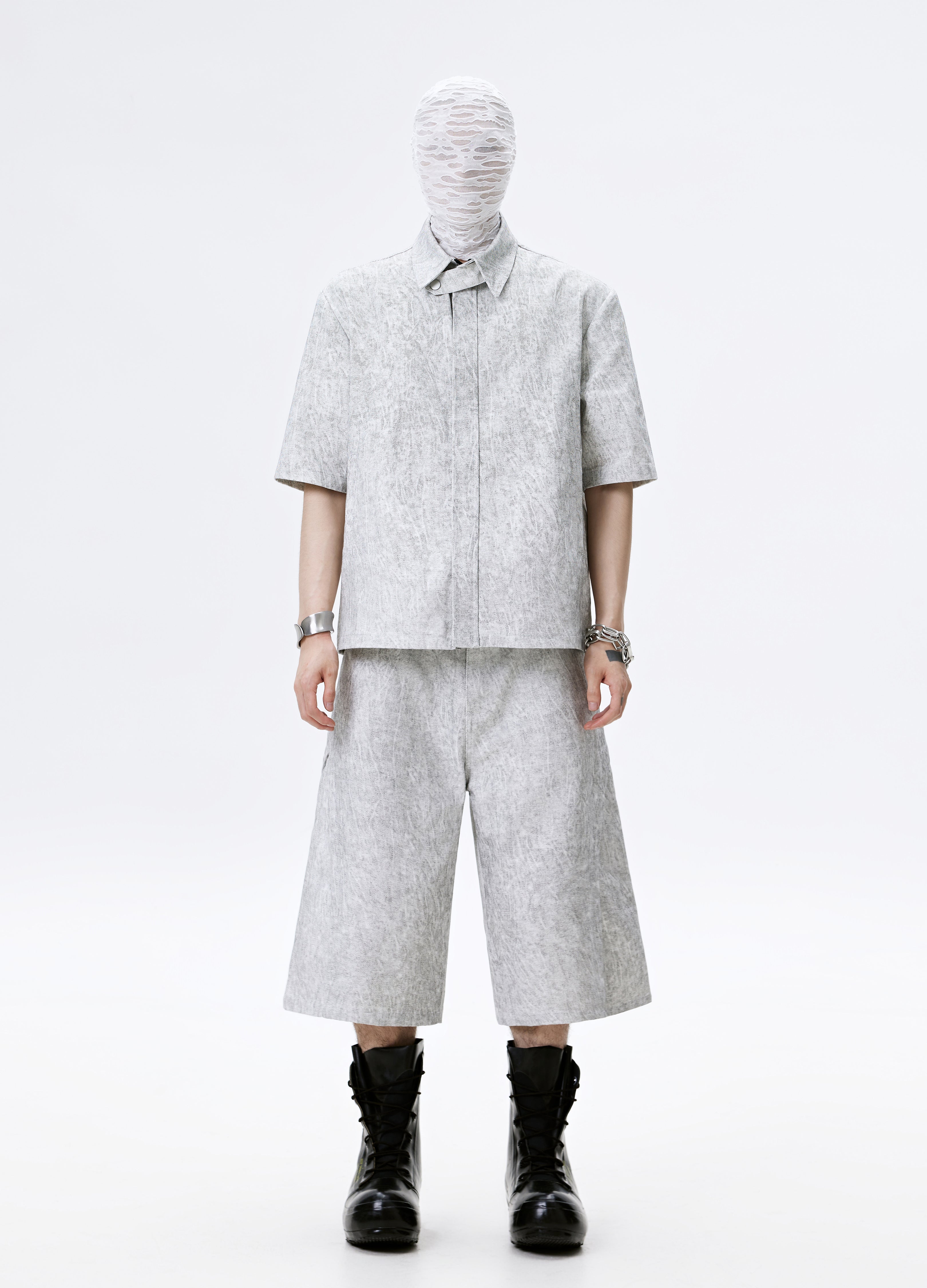 PANTALONCINI GAMBA LARGA GREYBARK 25SS