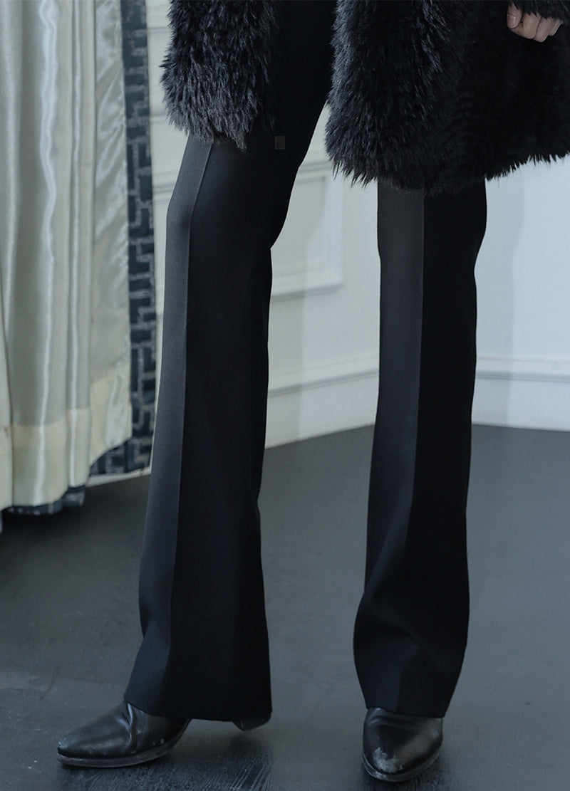WOOL SKINNY TROUSERS