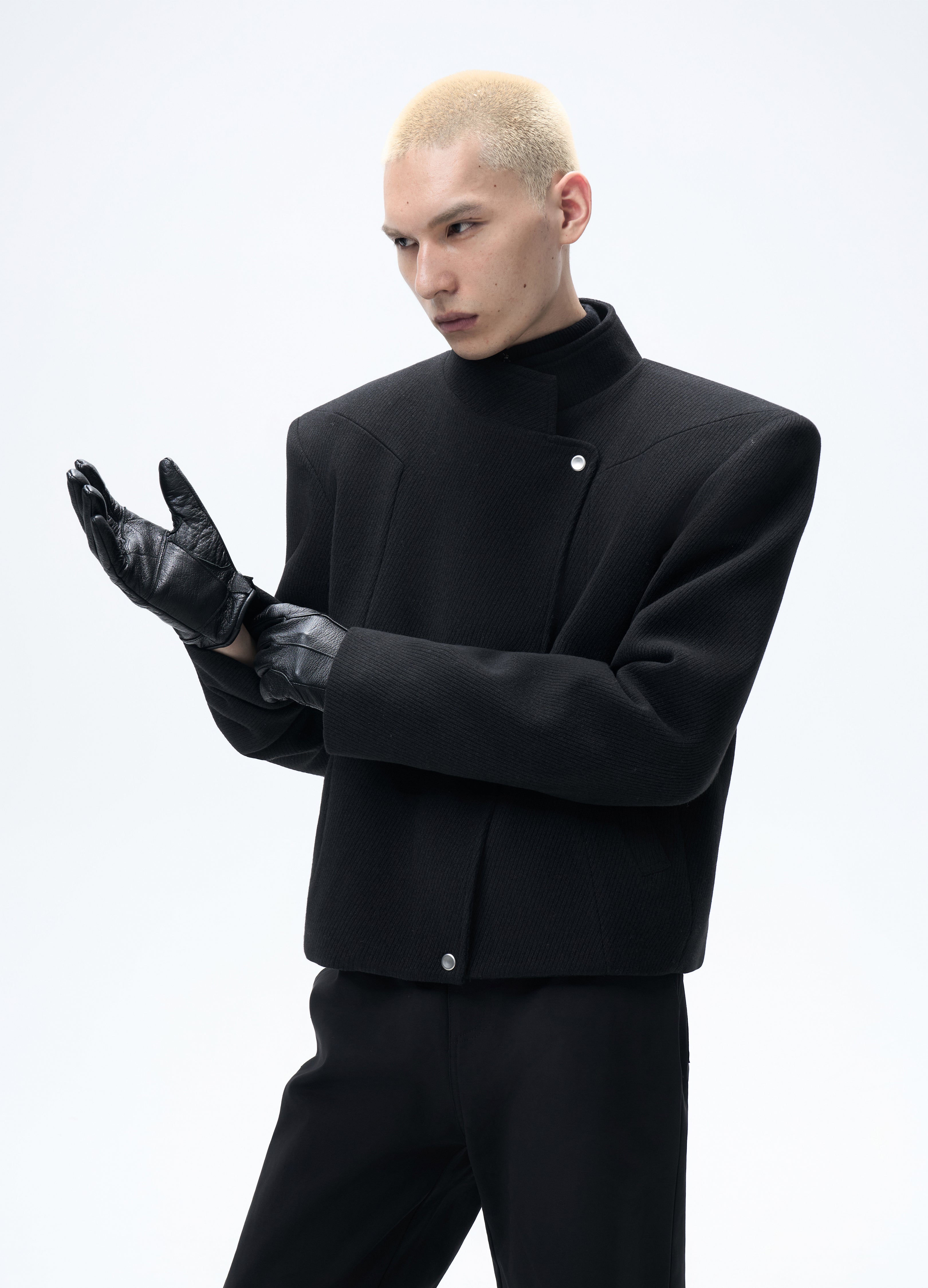 25FW PADDED WOOL SHORT JACKET