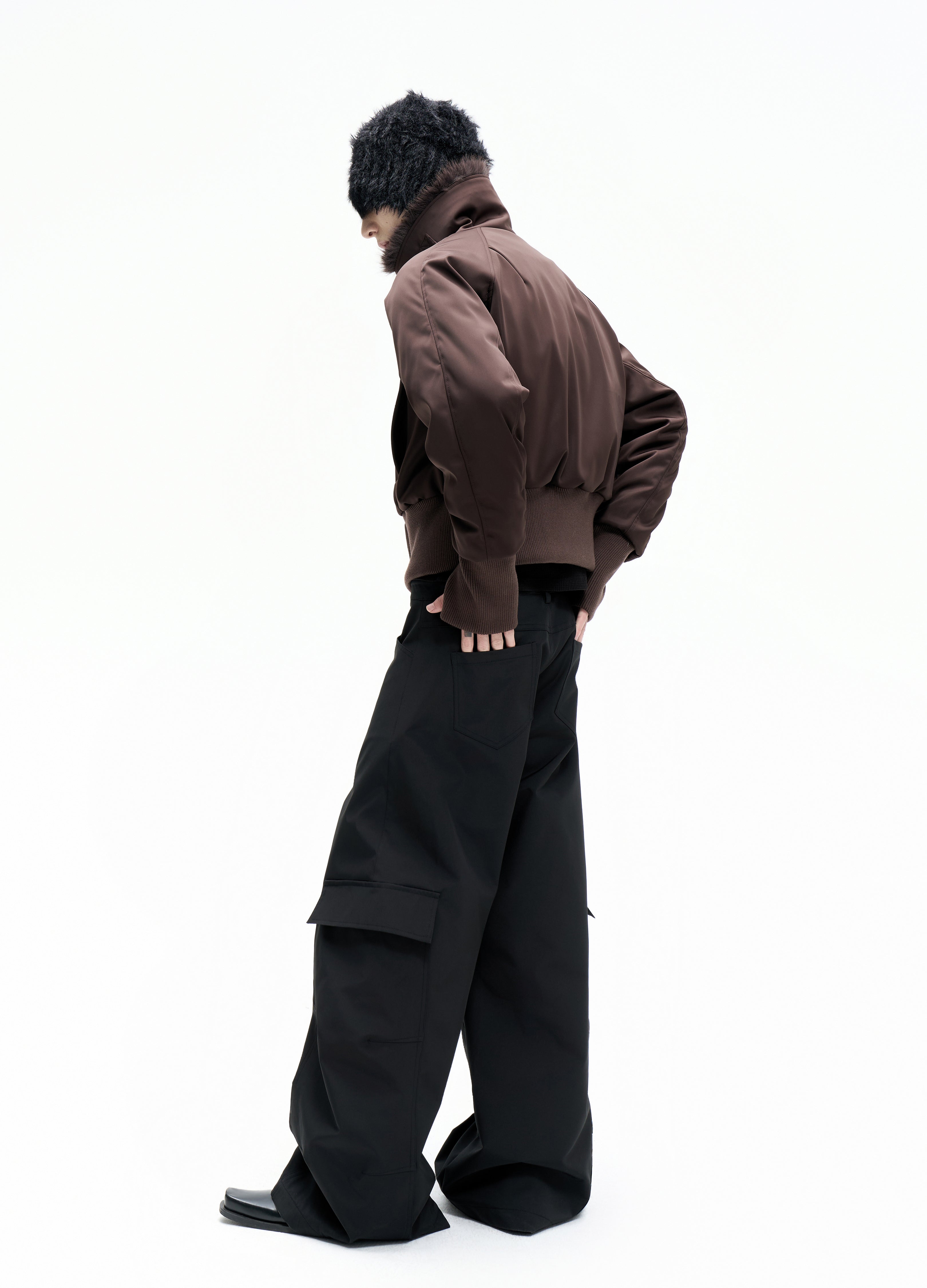 25FW FUR HOODED PARKA JACKET