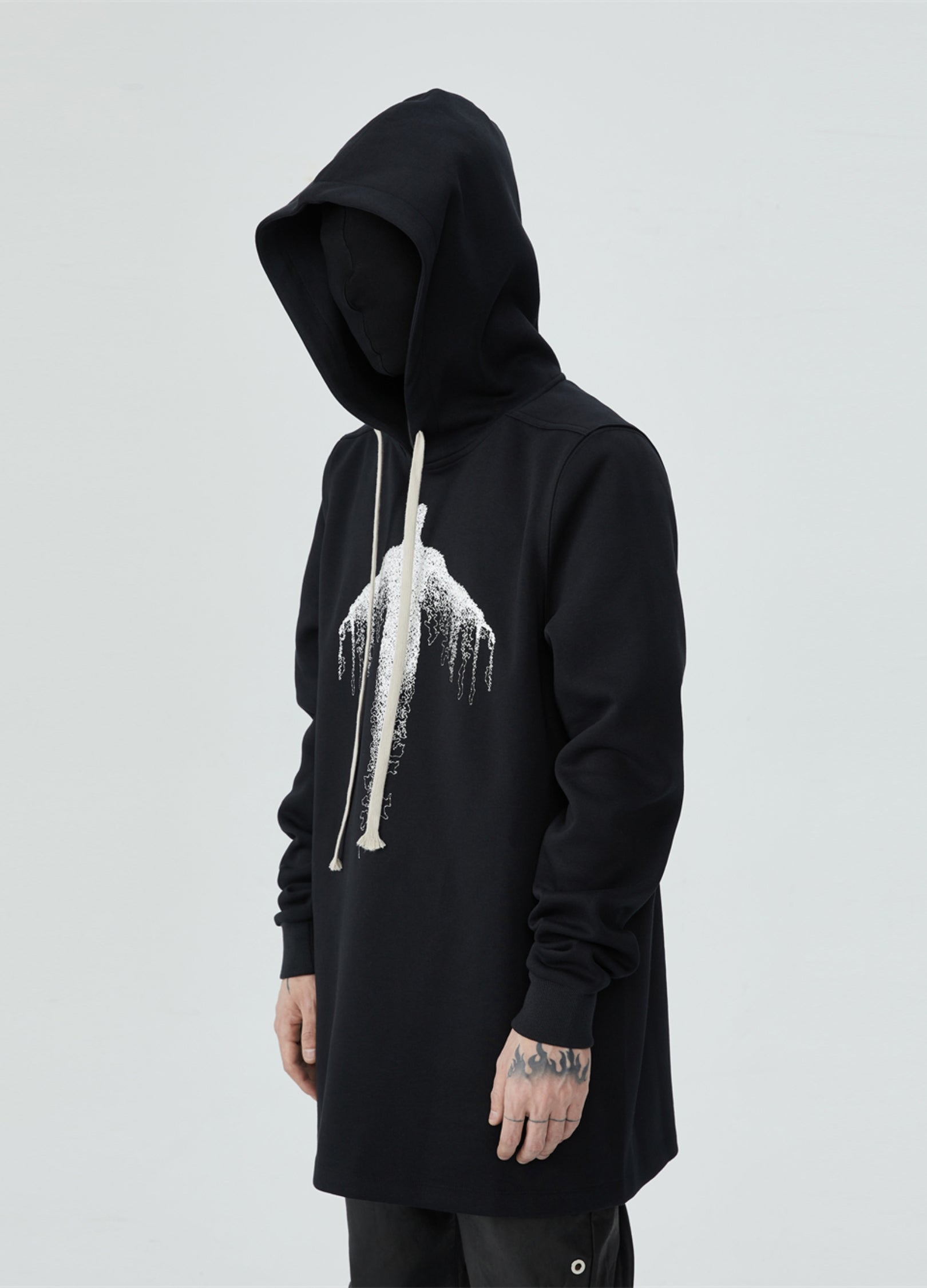 Felpa con cappuccio oversize Ethereal Guardian 23SS