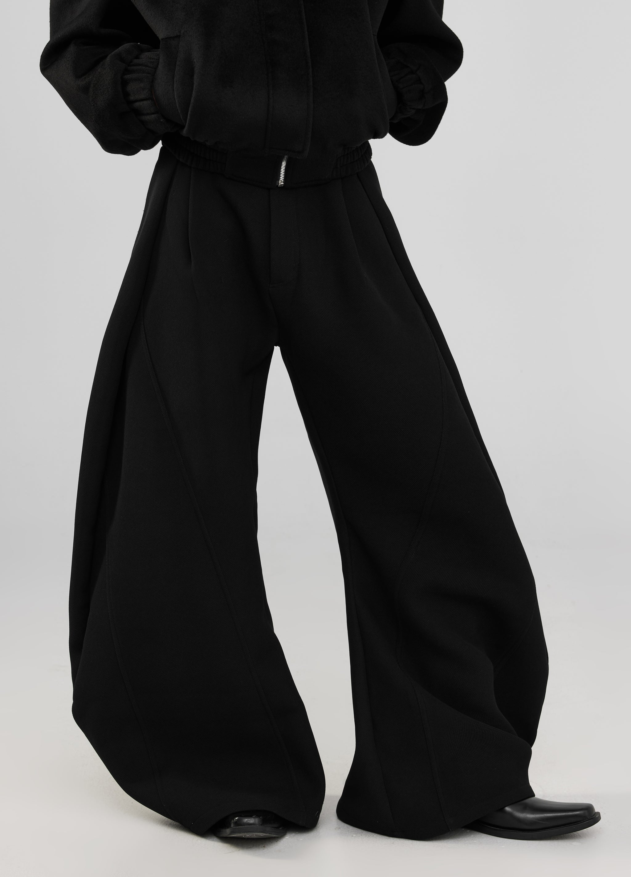 24FW Ultra-Wide Wool Pants 