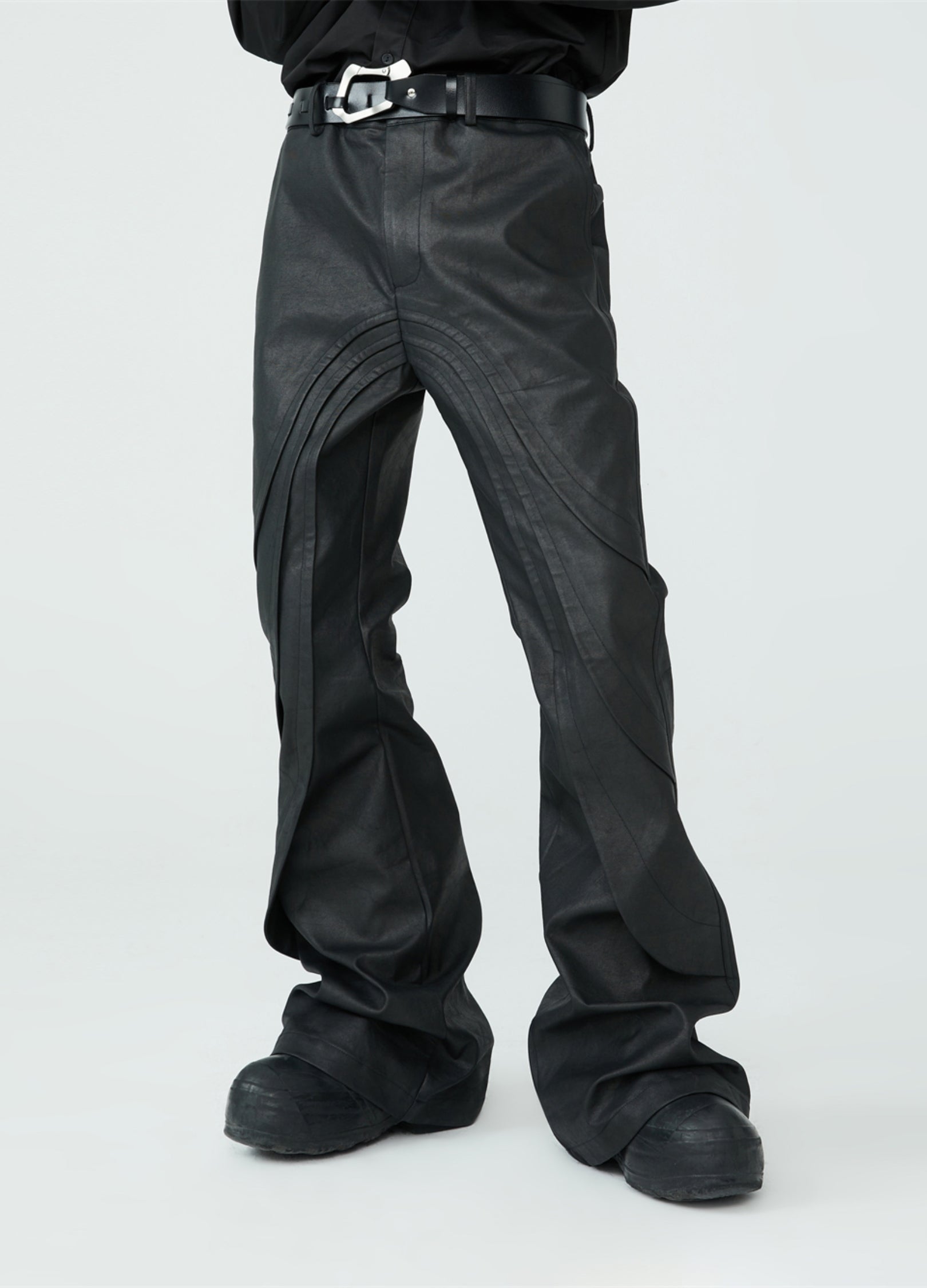 Pantaloni in pelle Metro Noir 23SS