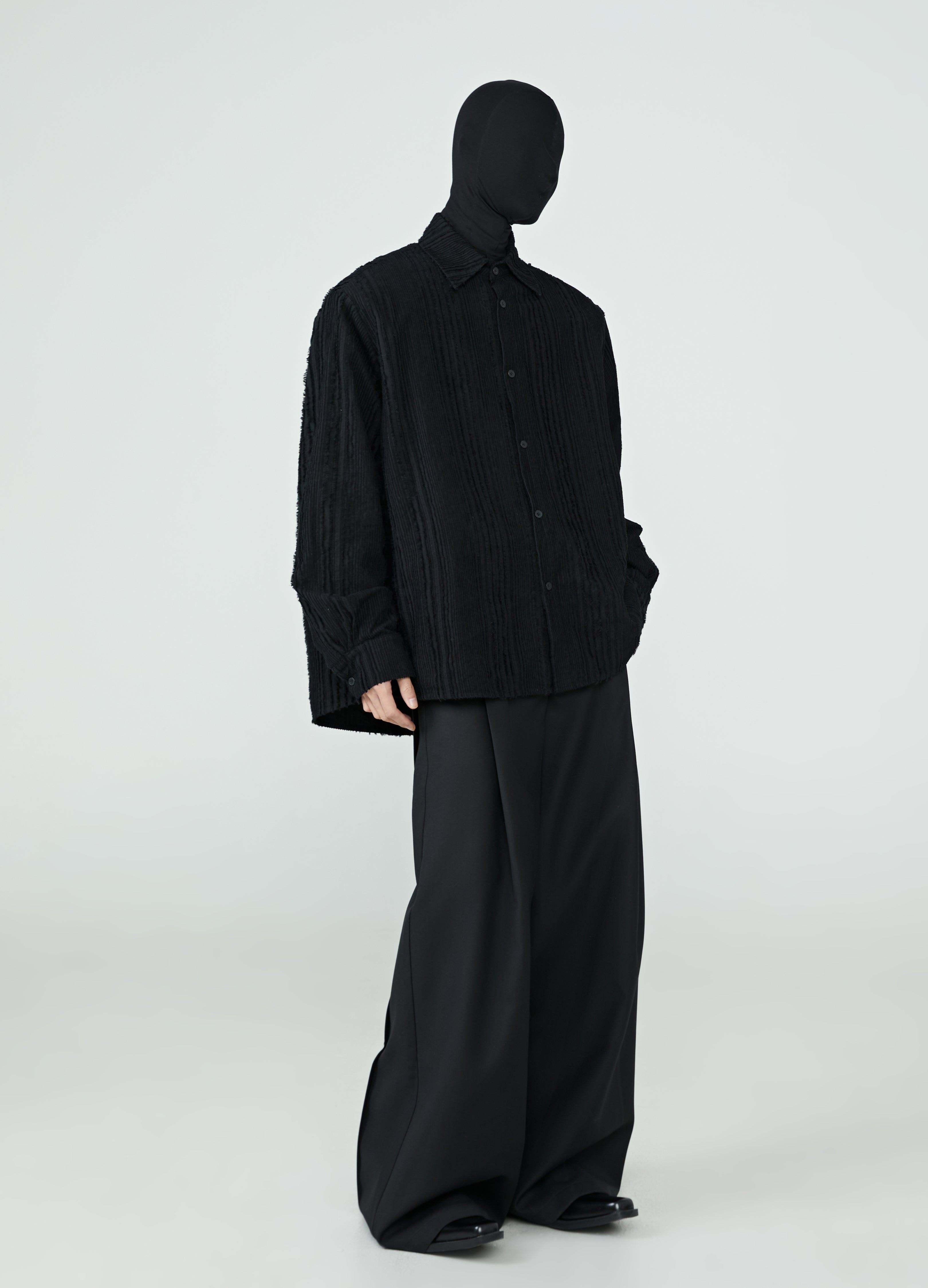 24SS Monochrome Muse Layered Shirt