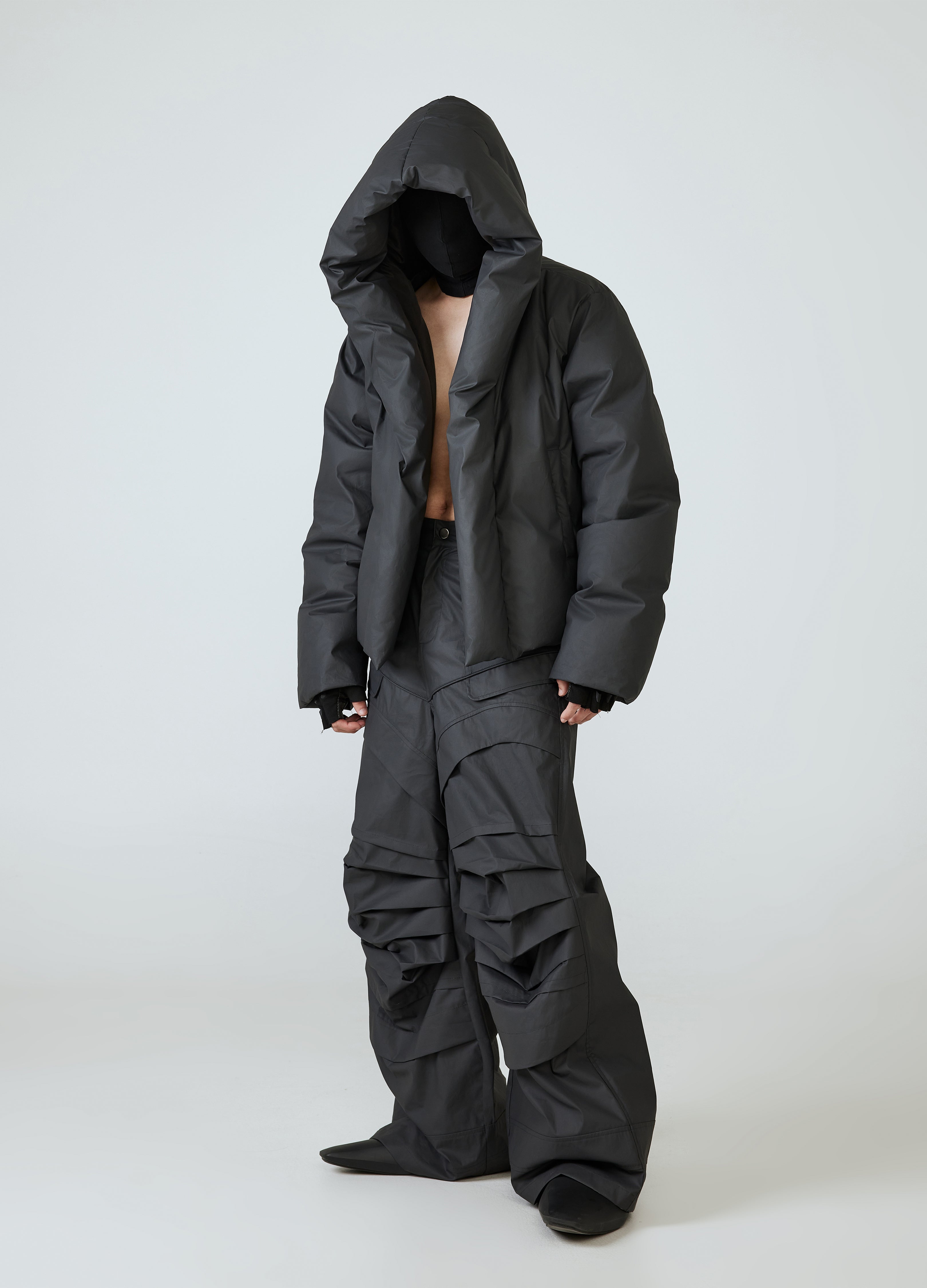 PIUMINO CON CAPPUCCIO SENZA BOTTONI 24FW