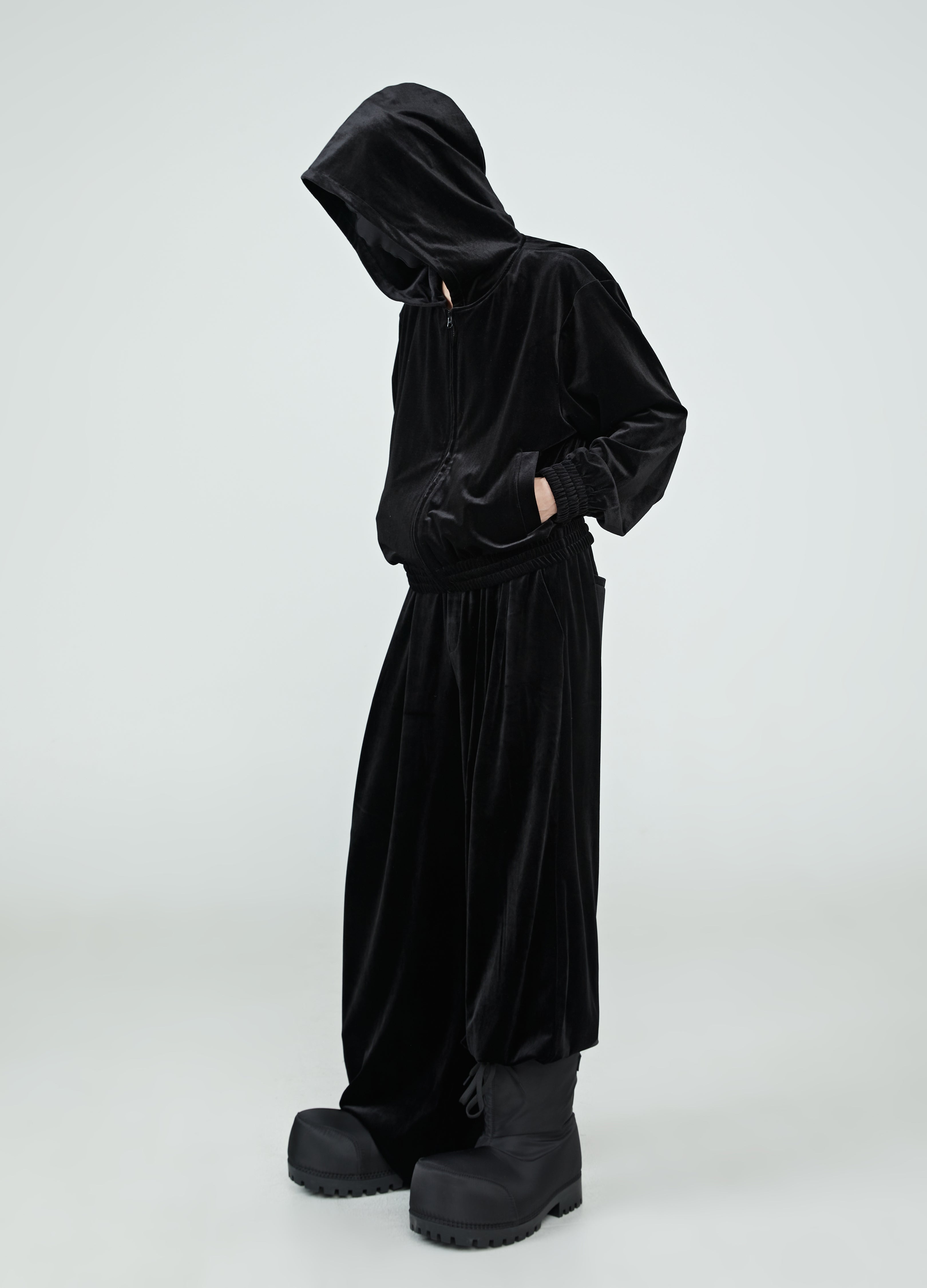 Giacca Voyager Velvet con cerniera 24SS