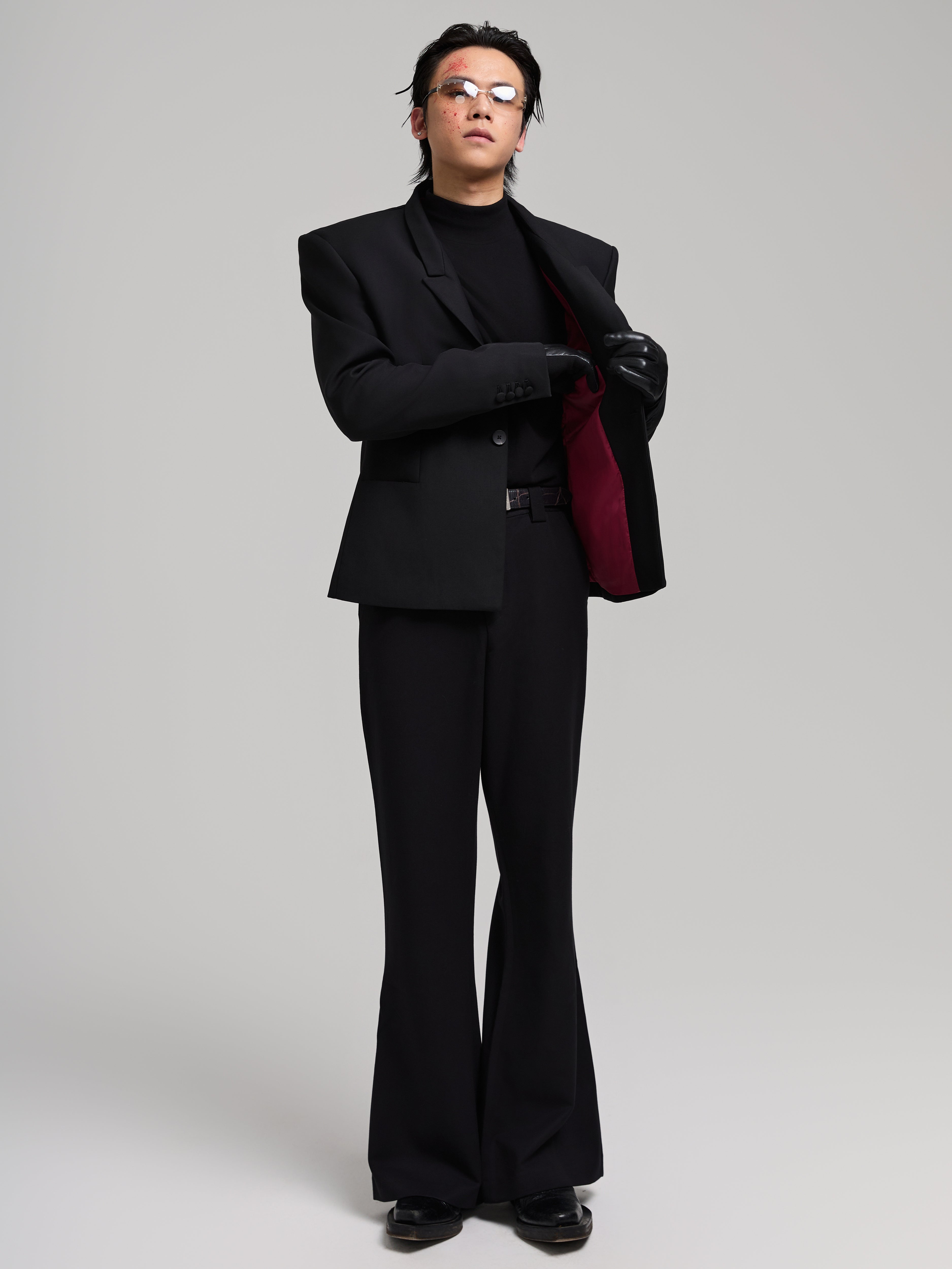 Top in lana a clessidra 24AW