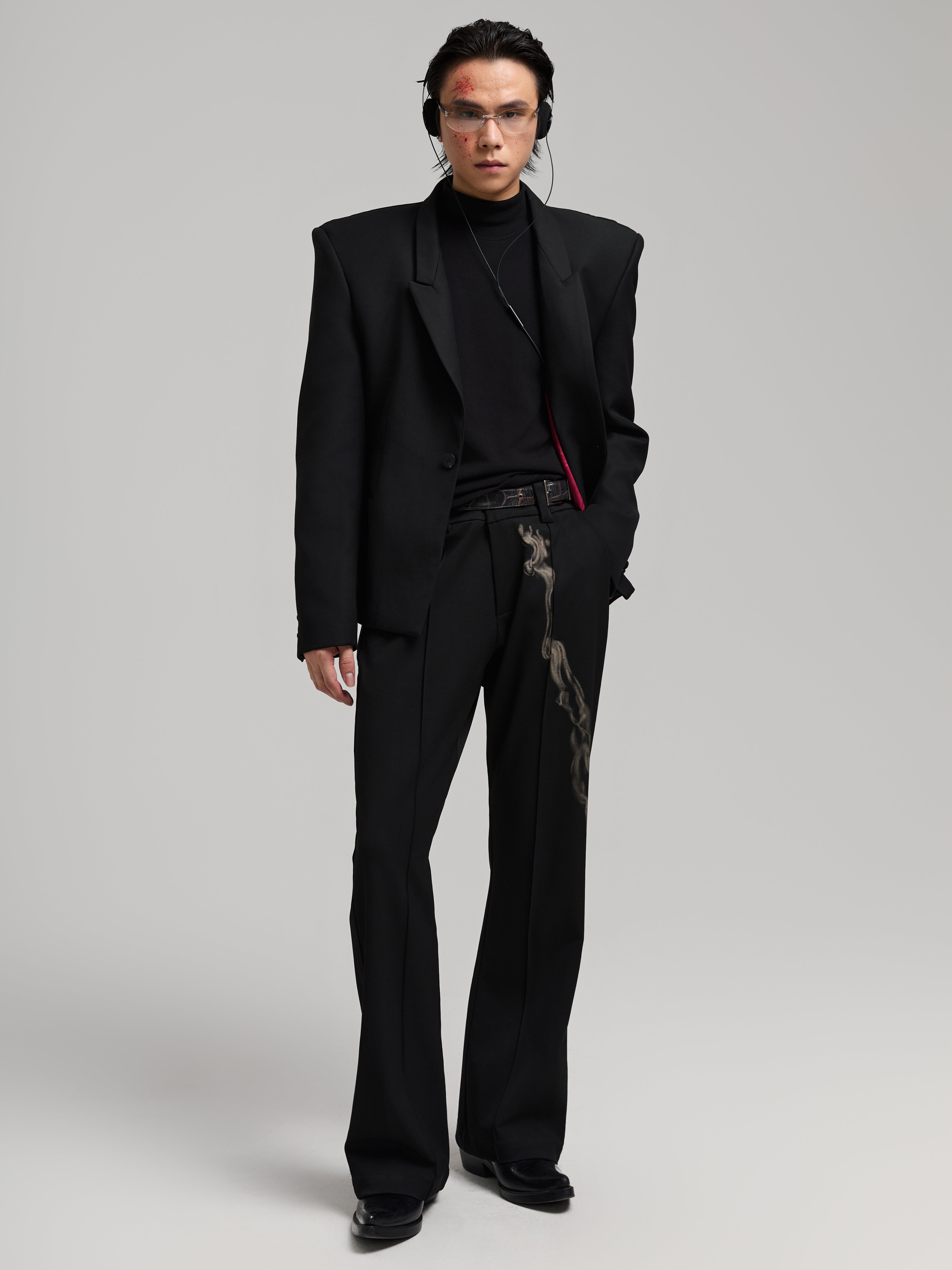 Pantaloni di lana "TABACCO" 24AW