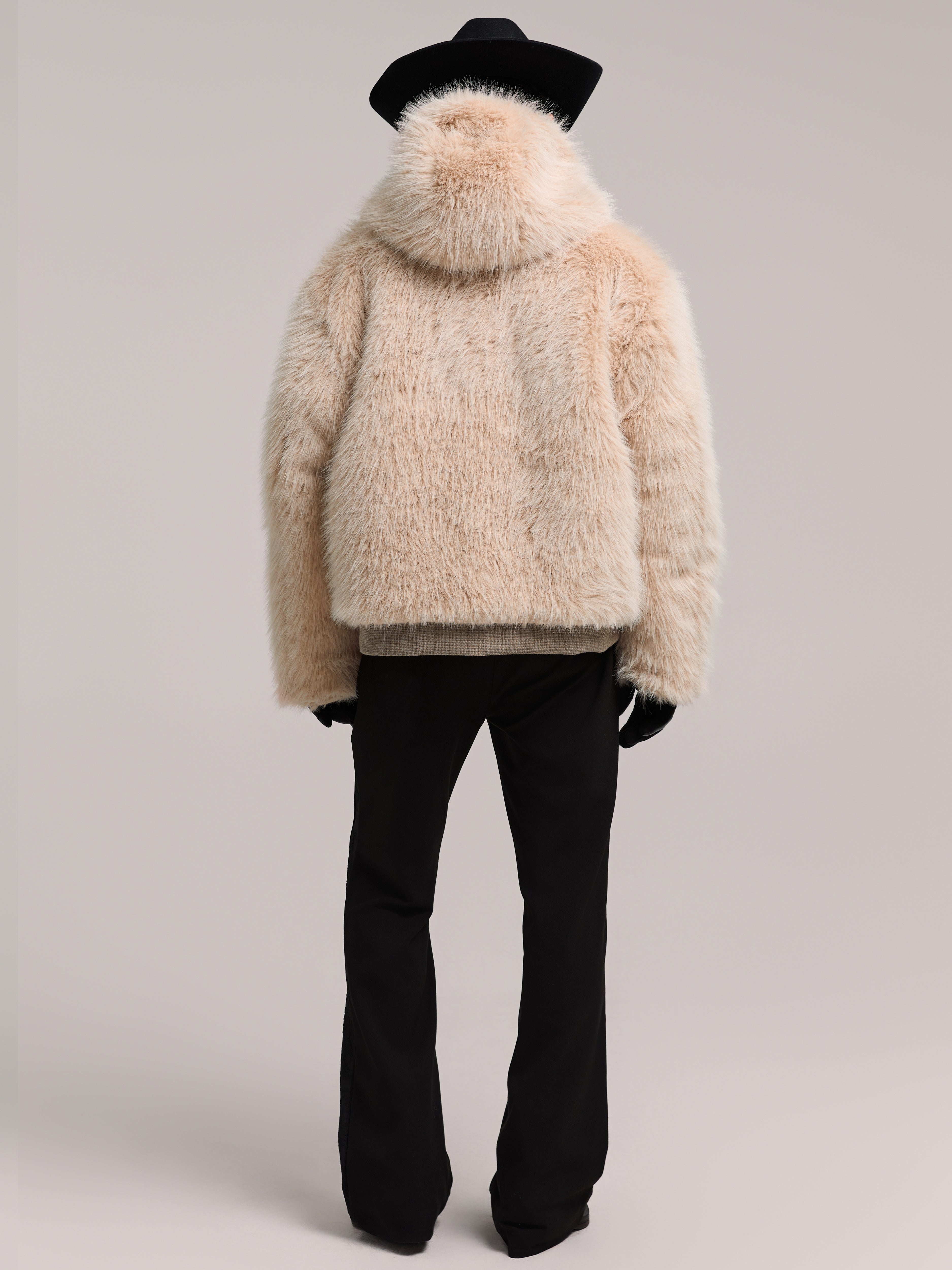 Giacca in velluto intagliato al rovescio "Vulture" 24AW