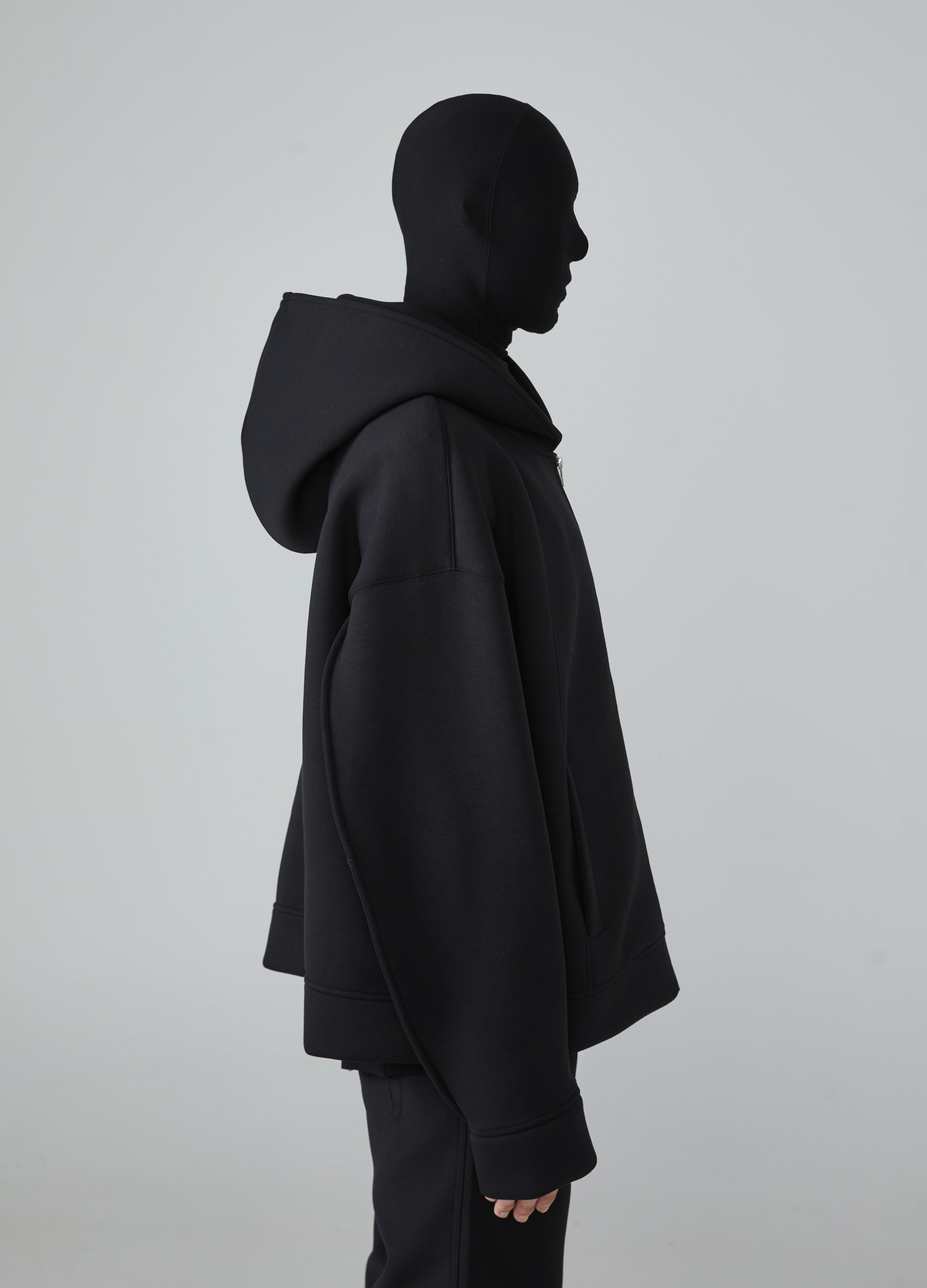 Felpa con cappuccio cardigan Nebula Drift 23FW