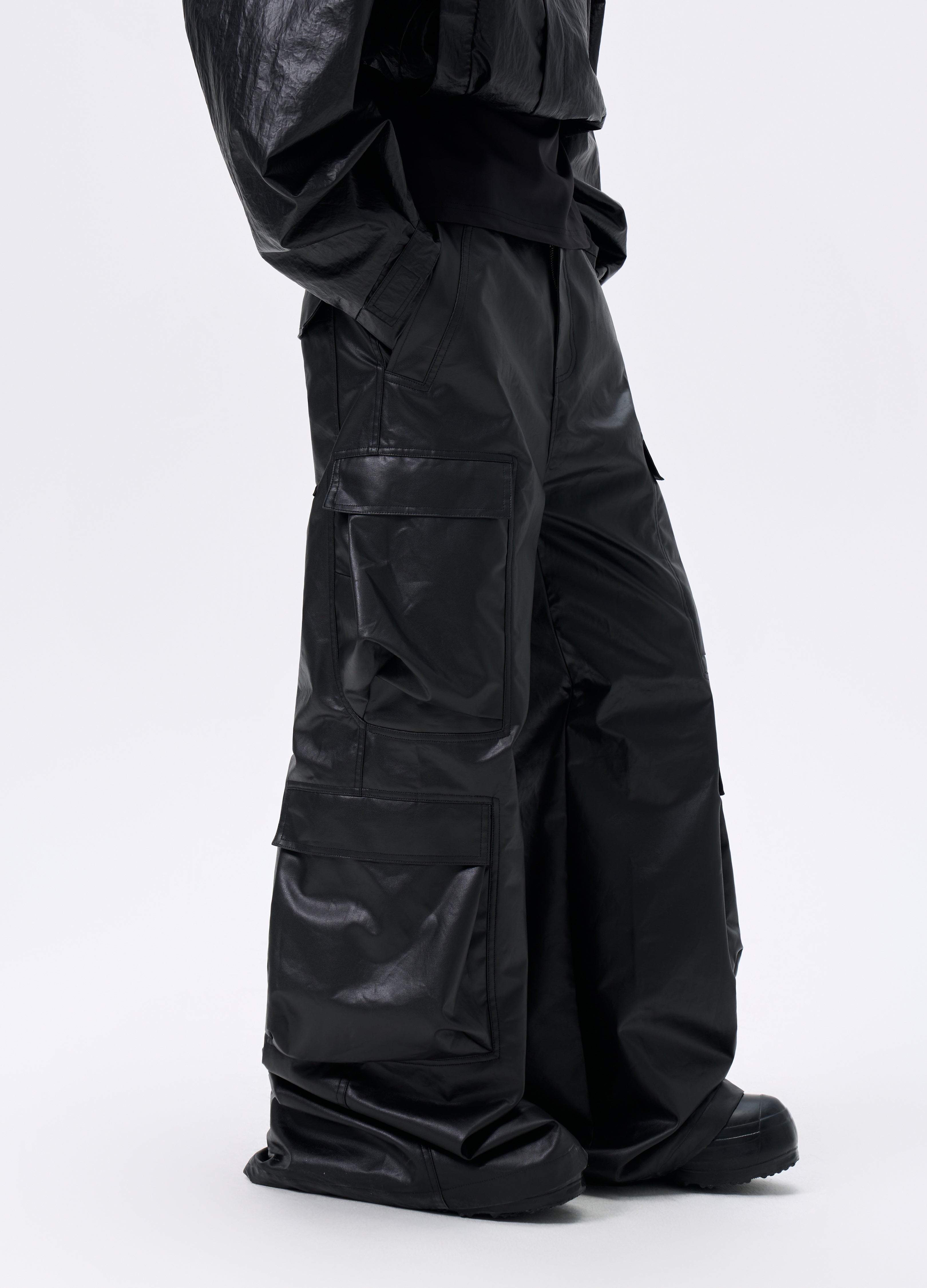 PANTALONI MULTI-CARGO RIVESTITI 25FW