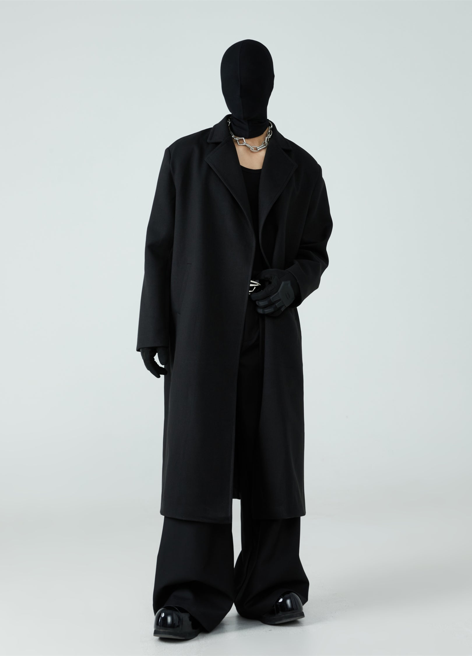 Cappotto di lana sbottonato 23FW